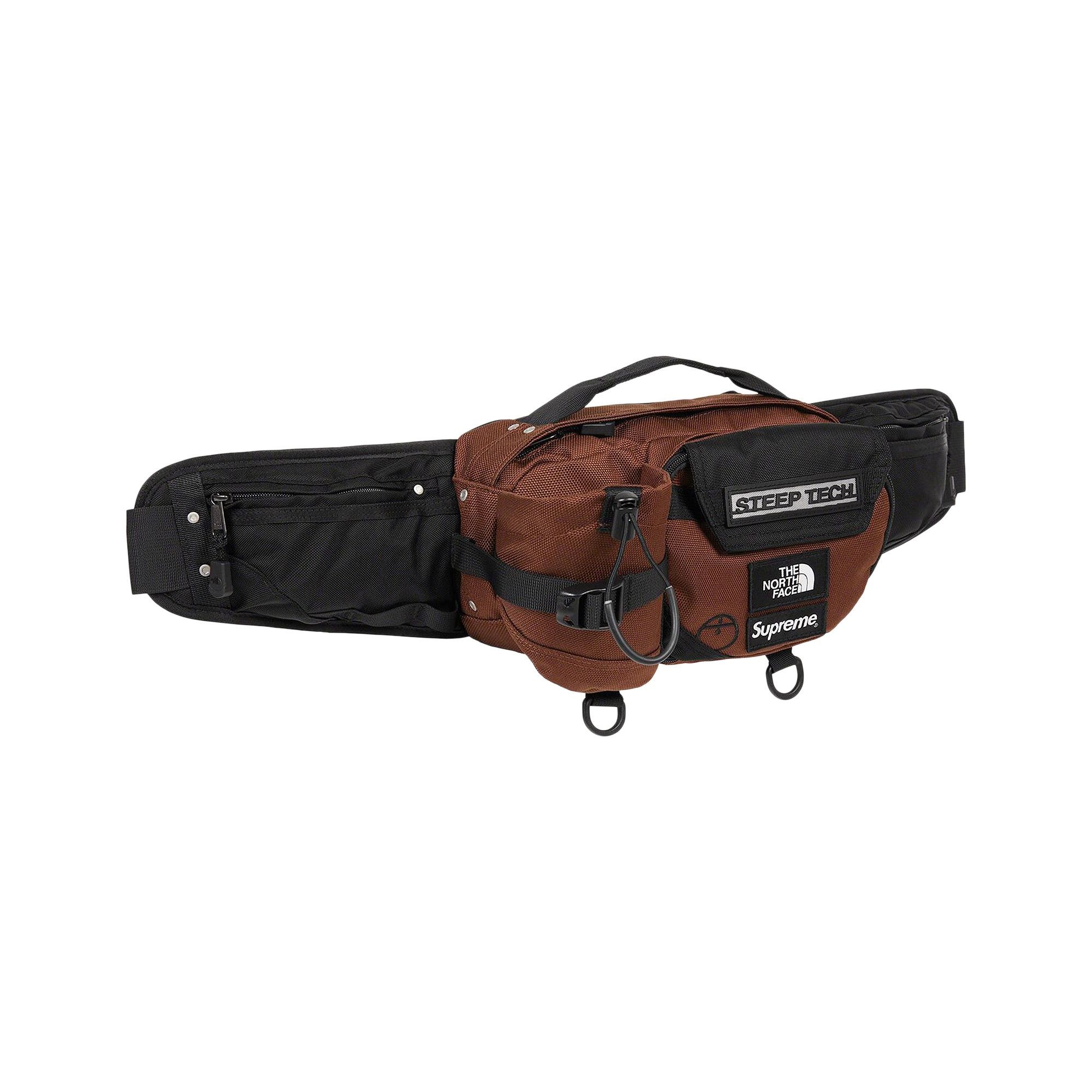 Supreme x The North Face Steep Tech Waist Bag 'Brown' - 3