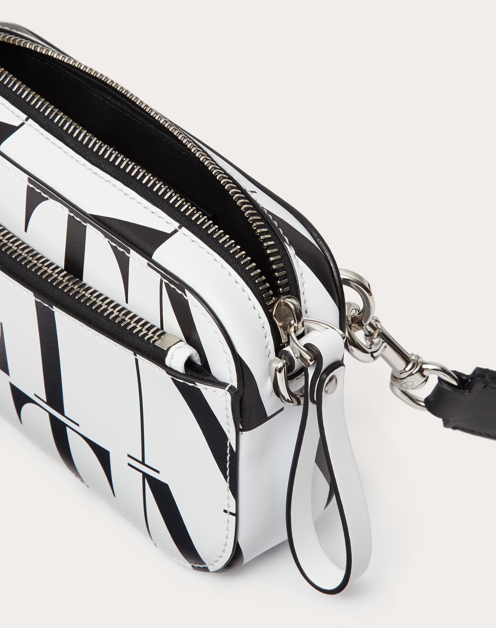 Small VLTN TIMES Leather Belt Bag - 4