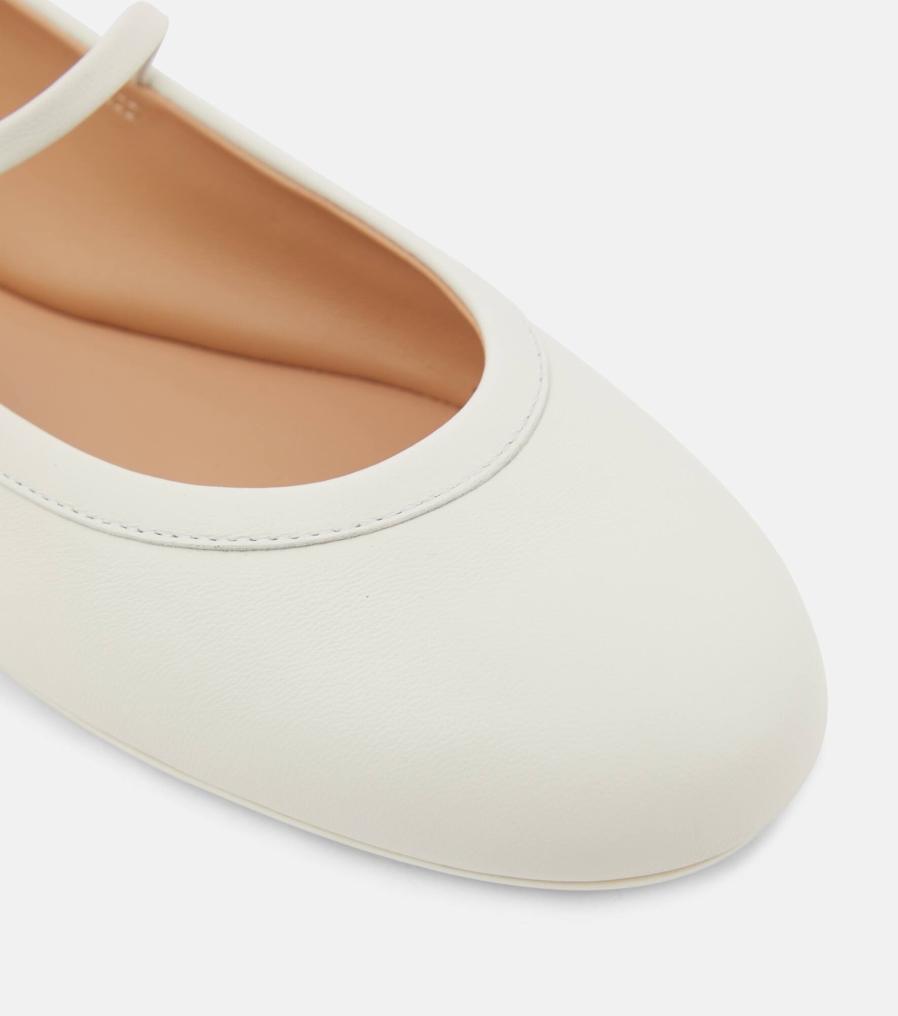 Carla leather Mary Jane flats - 6