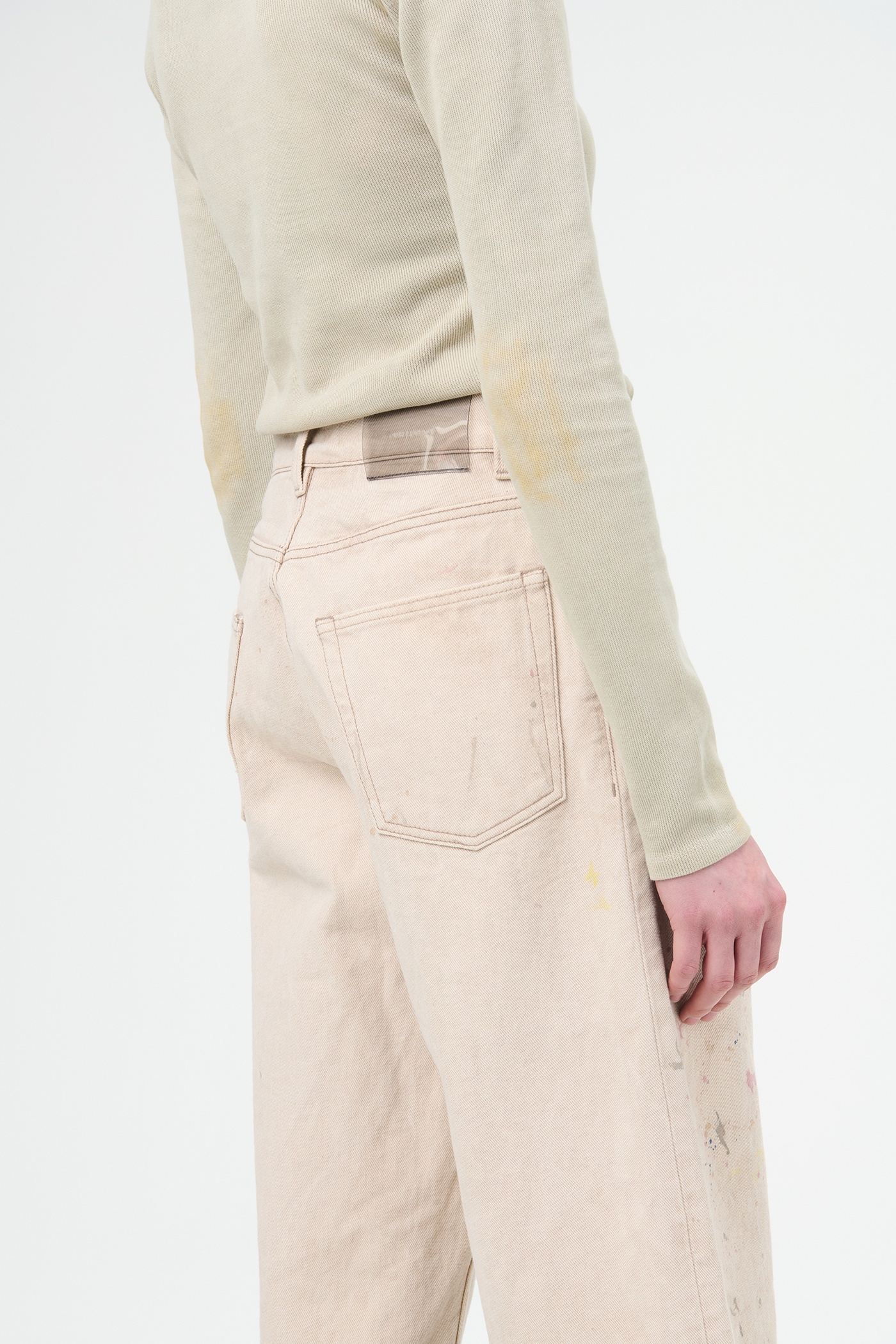 Half Cut Ghost Attic Splatter Denim - 7
