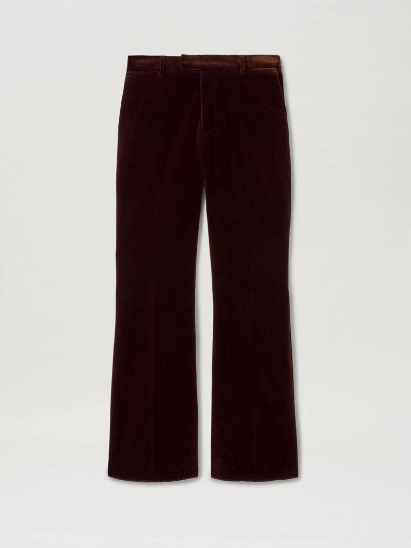 VELVET SUIT PANTS 1