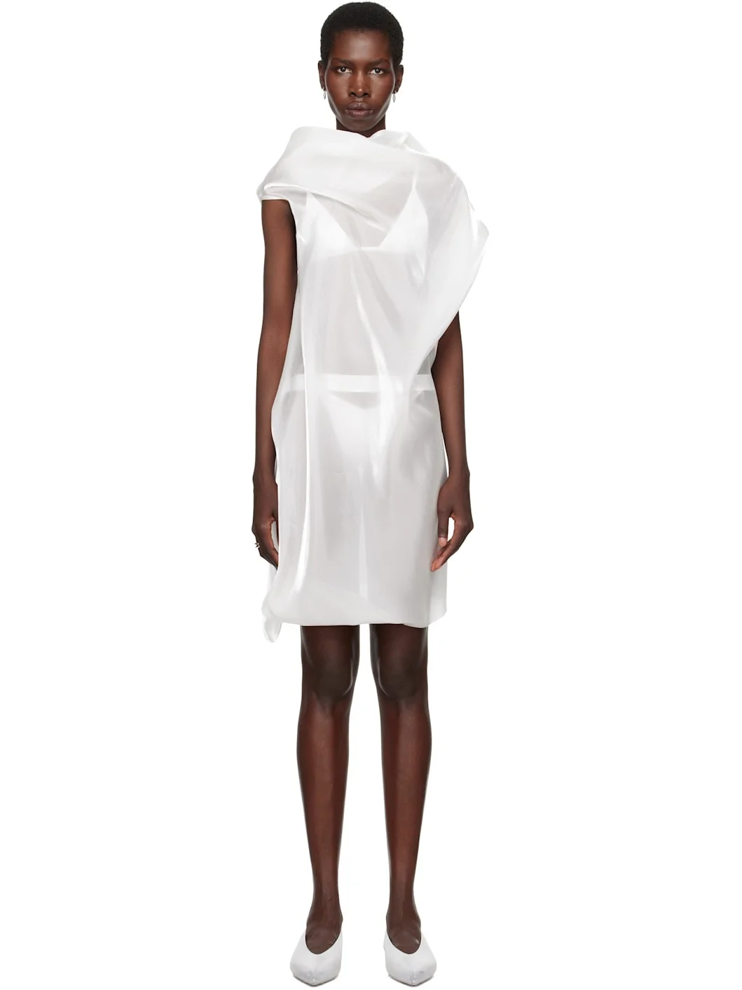 SSENSE Exclusive Bridal Capsule Eau Minidress - 1