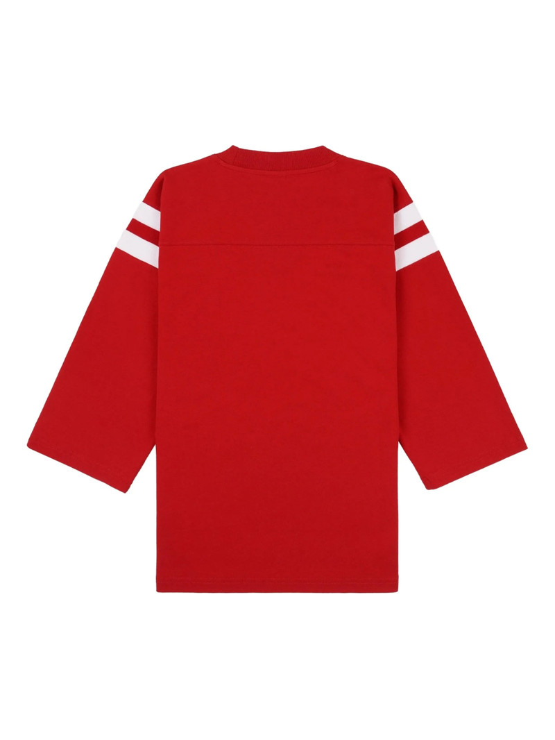 Sporty & Rich Sporty & Rich Striped Graphic Top outlook