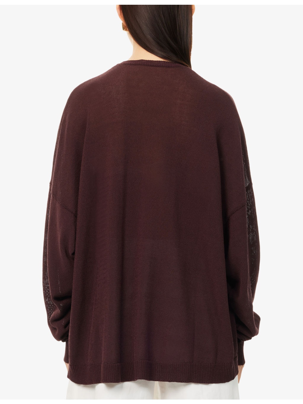 Rafaela Padded-Shoulder Knitted Wool Jumper - 4