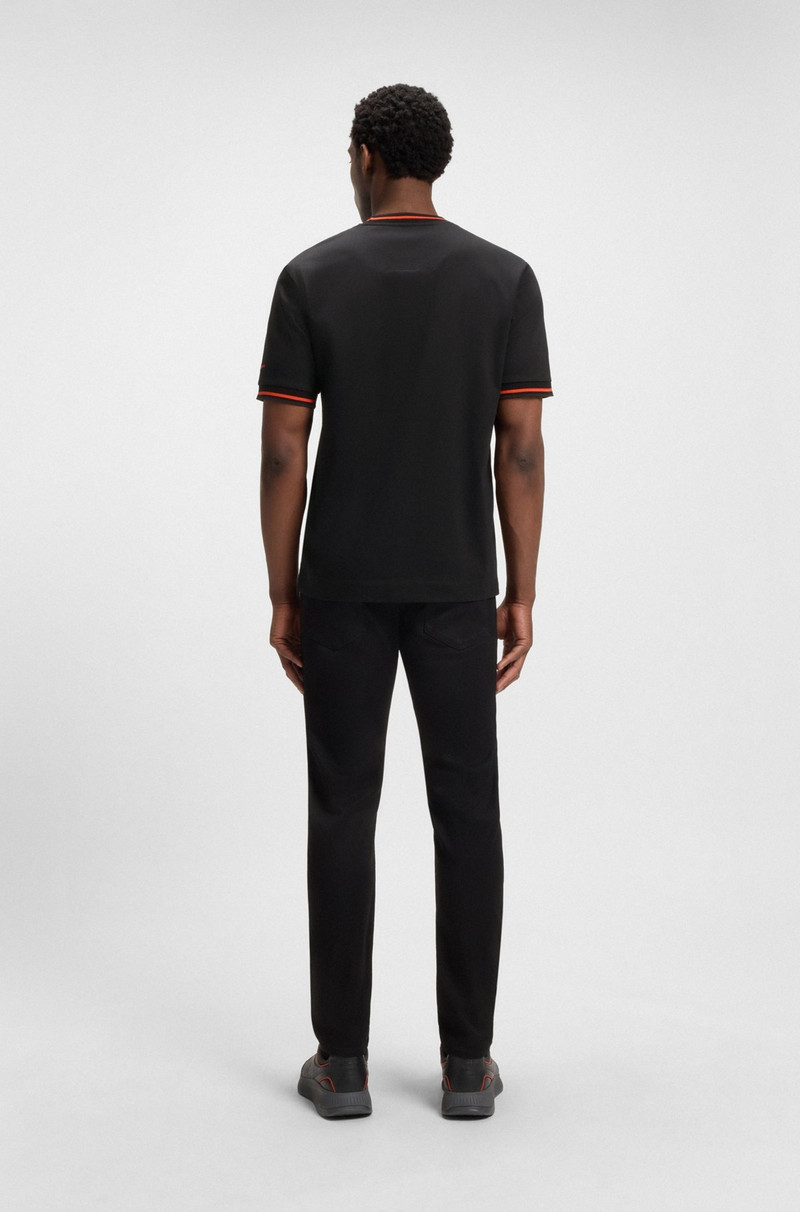PORSCHE X BOSS COTTON T-SHIRT WITH MOISTURE-CONTROL FINISH 5