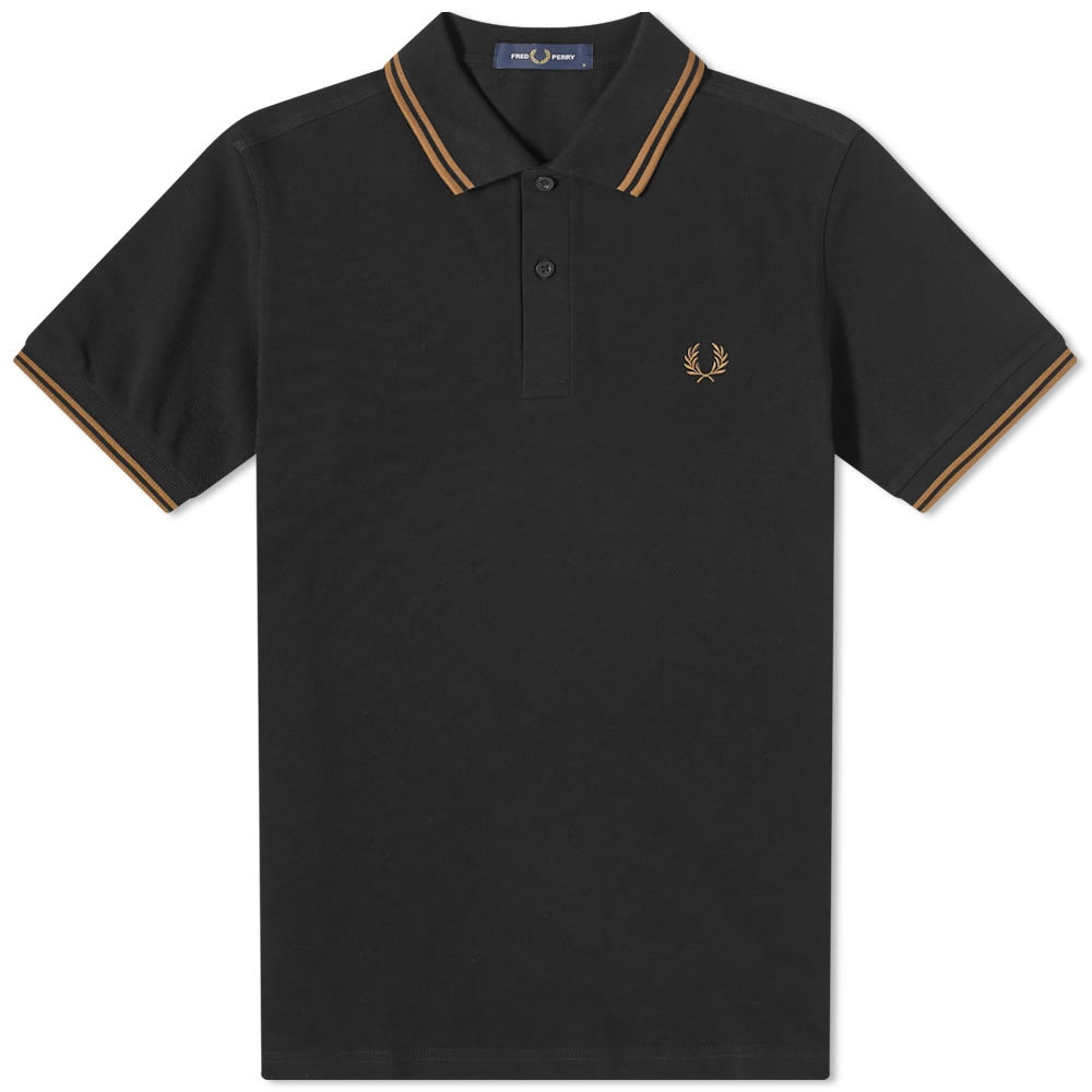 Fred Perry Slim Fit Twin Tipped Polo - 1