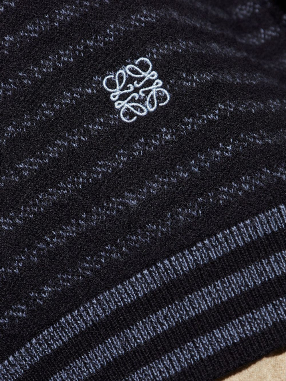 striped logo-embroidered sweater - 5