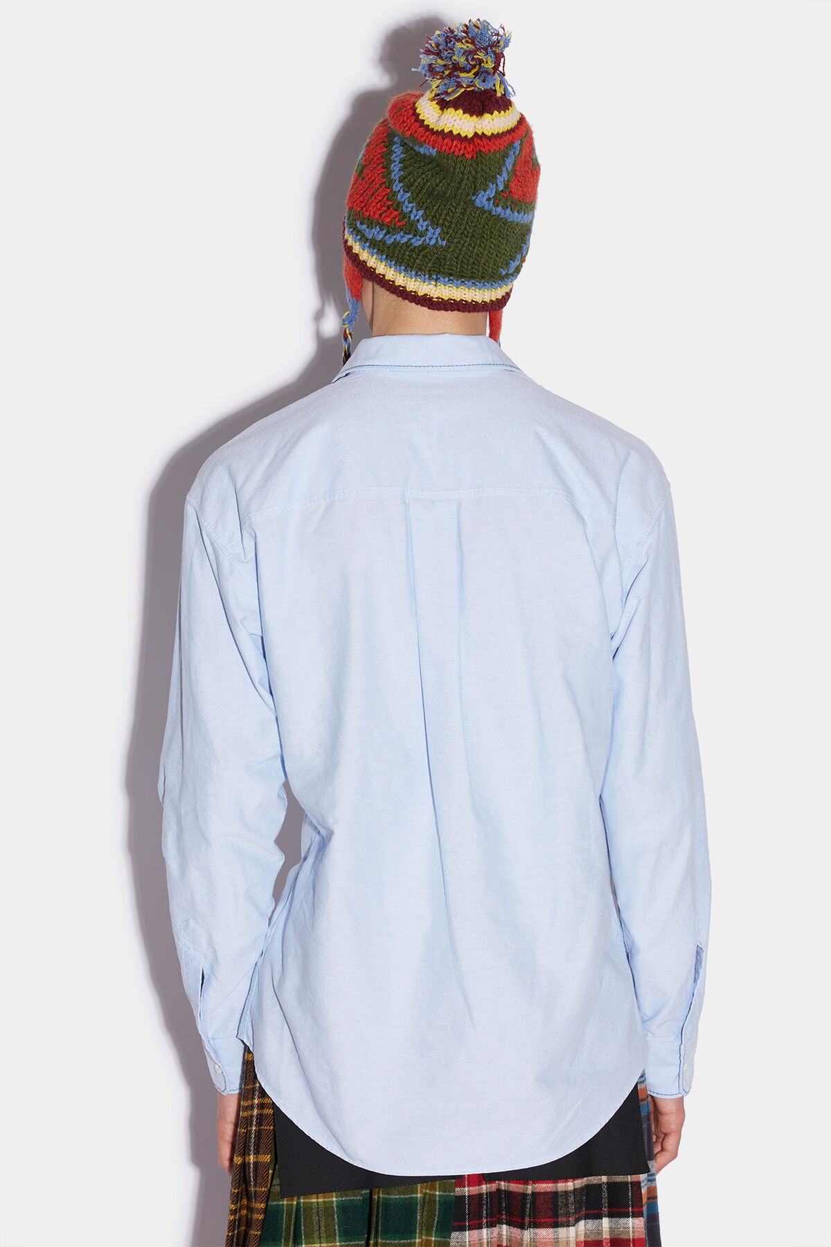 DROPPED NOTCH COLLAR SHIRT - 2