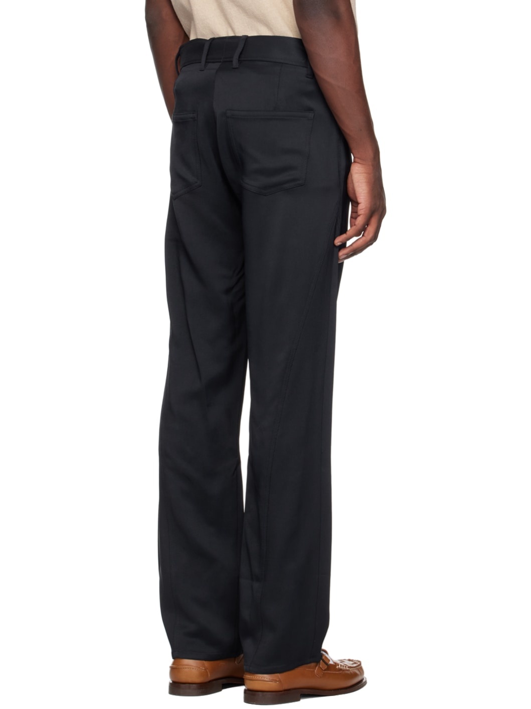 Navy Santana Trousers - 3