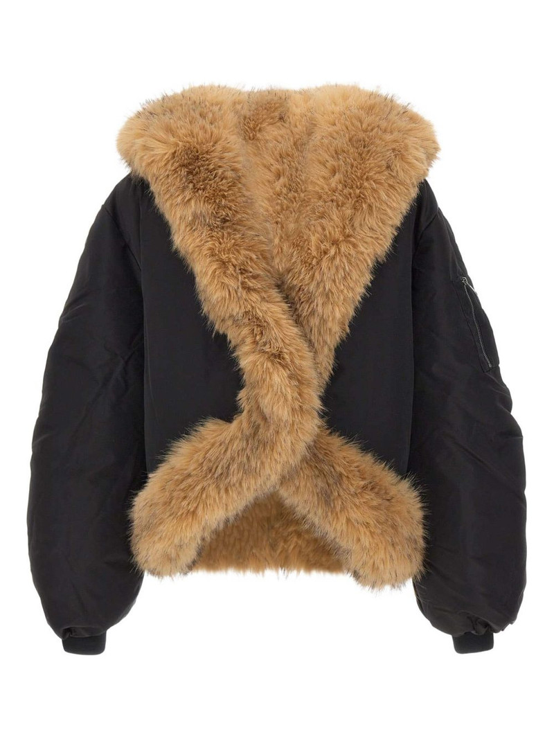 faux fur bomber jacket 1