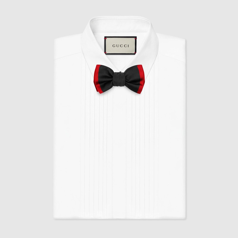 GUCCI Silk faille bow tie outlook