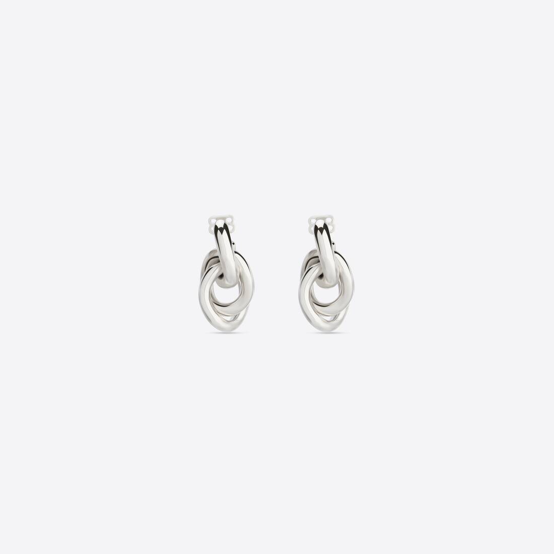 Women's Loop Triple Earrings in Silver - 1