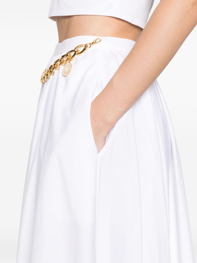 chain-detail midi skirt 5