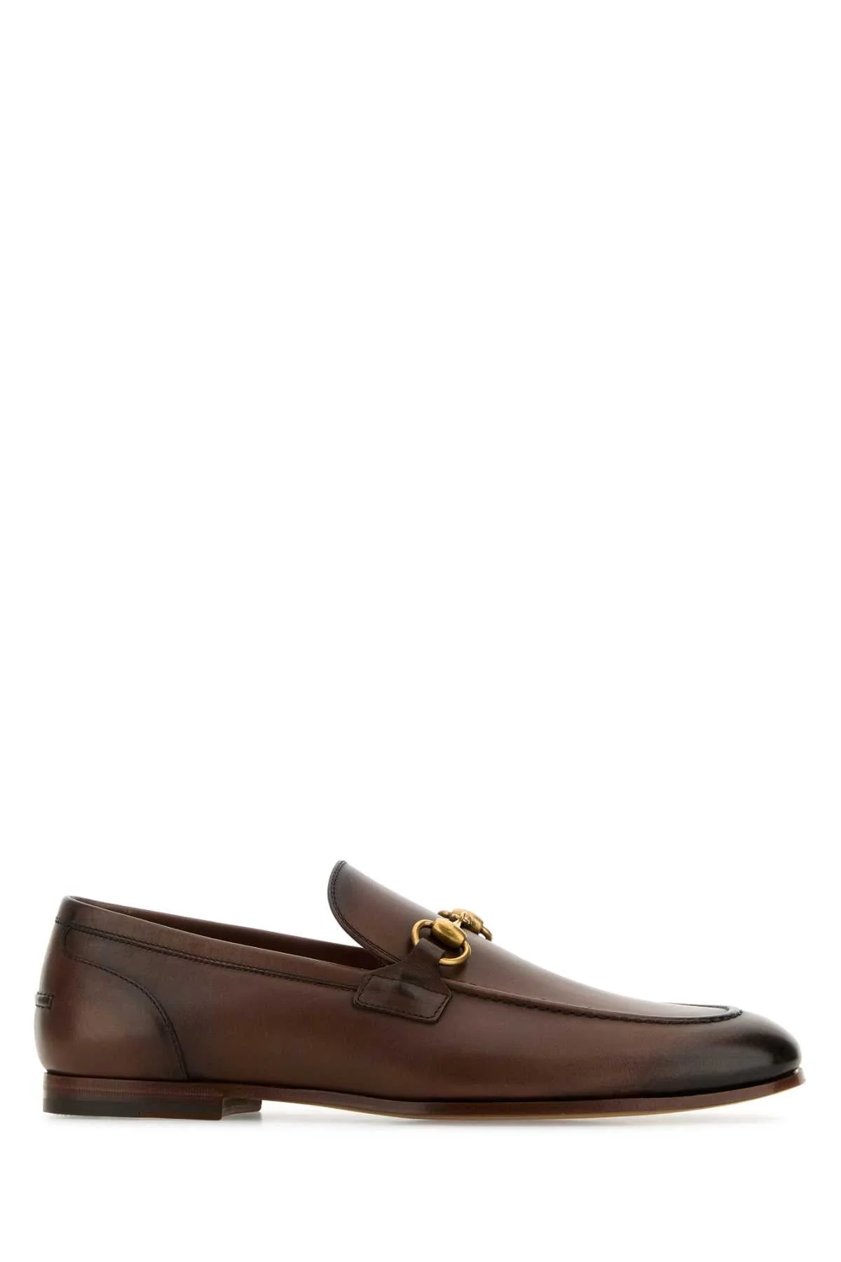 Gucci Men Two-Tone Leather Loafers - 1