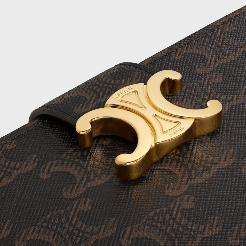 MEDIUM WALLET CELINE VICTOIRE in Triomphe Canvas 5