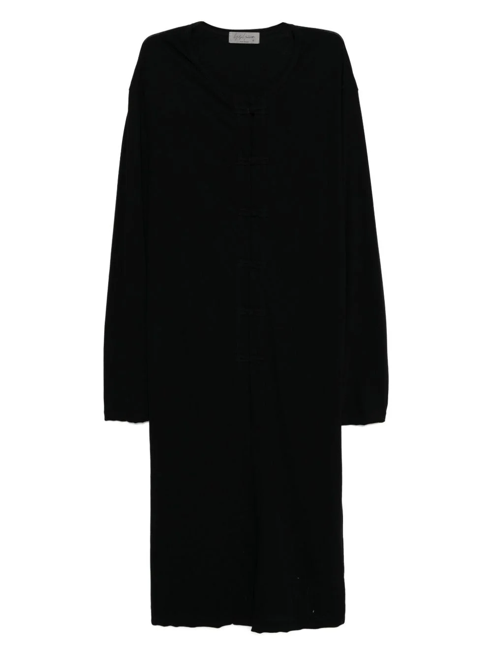 twisted jersey coat - 1