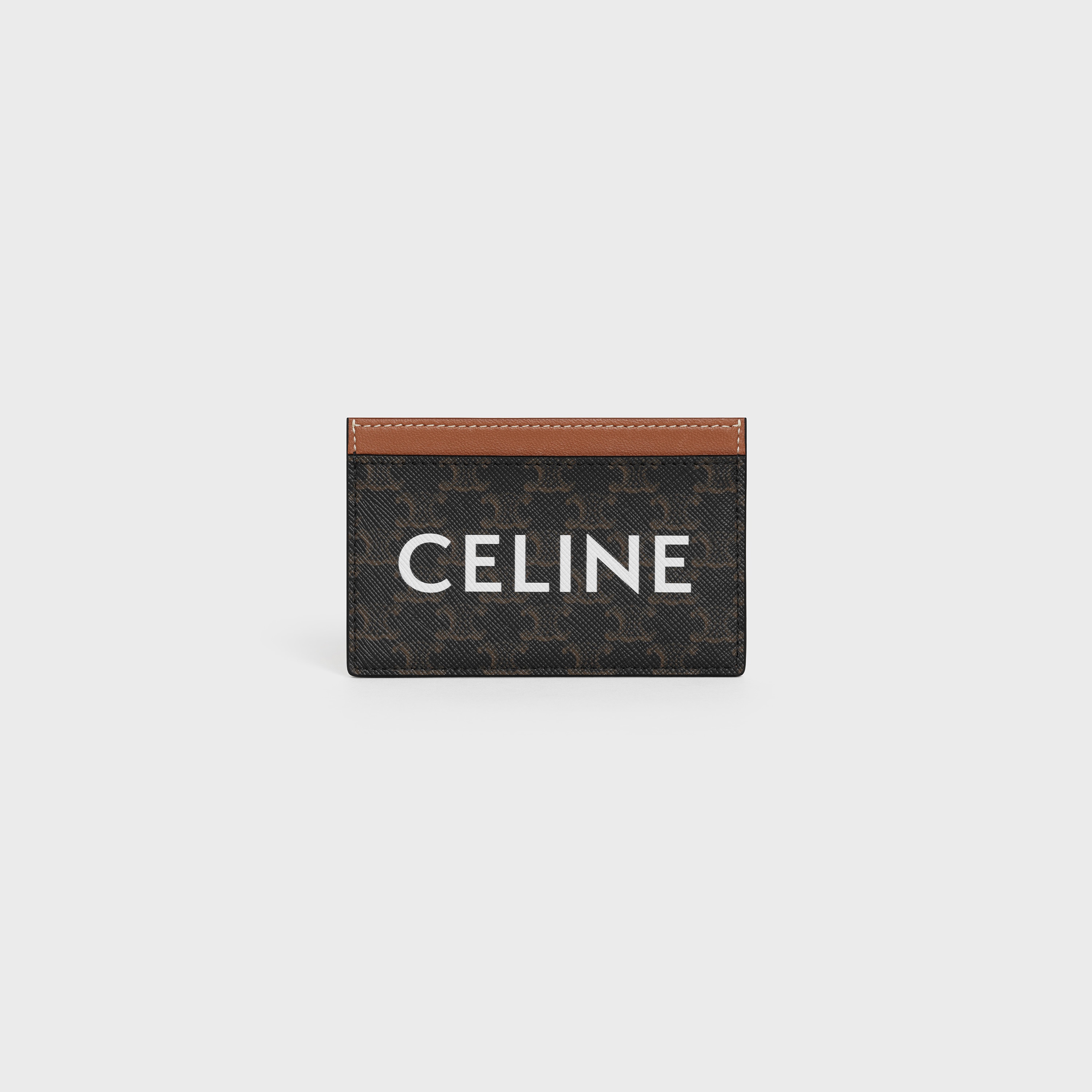 Card holder in Triomphe canvas with Celine Print - 1