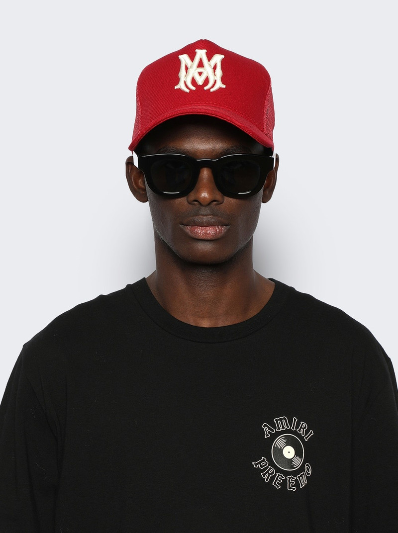 AMIRI MA Logo Trucker Hat Red outlook