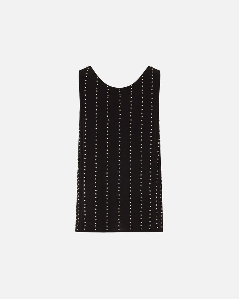 PINKO VEST TOP WITH JEWEL STRIPES outlook