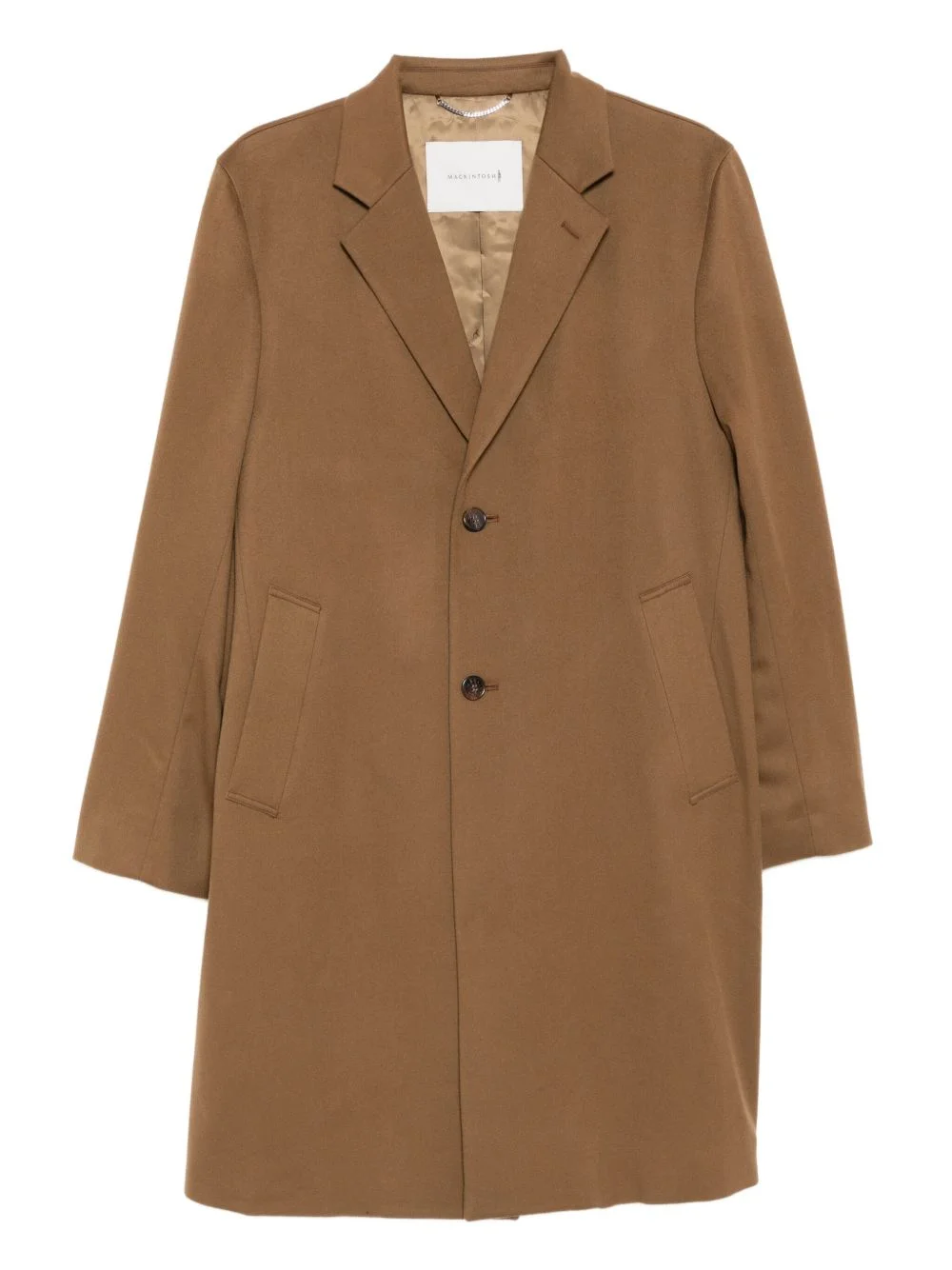 wool button-up coat - 1