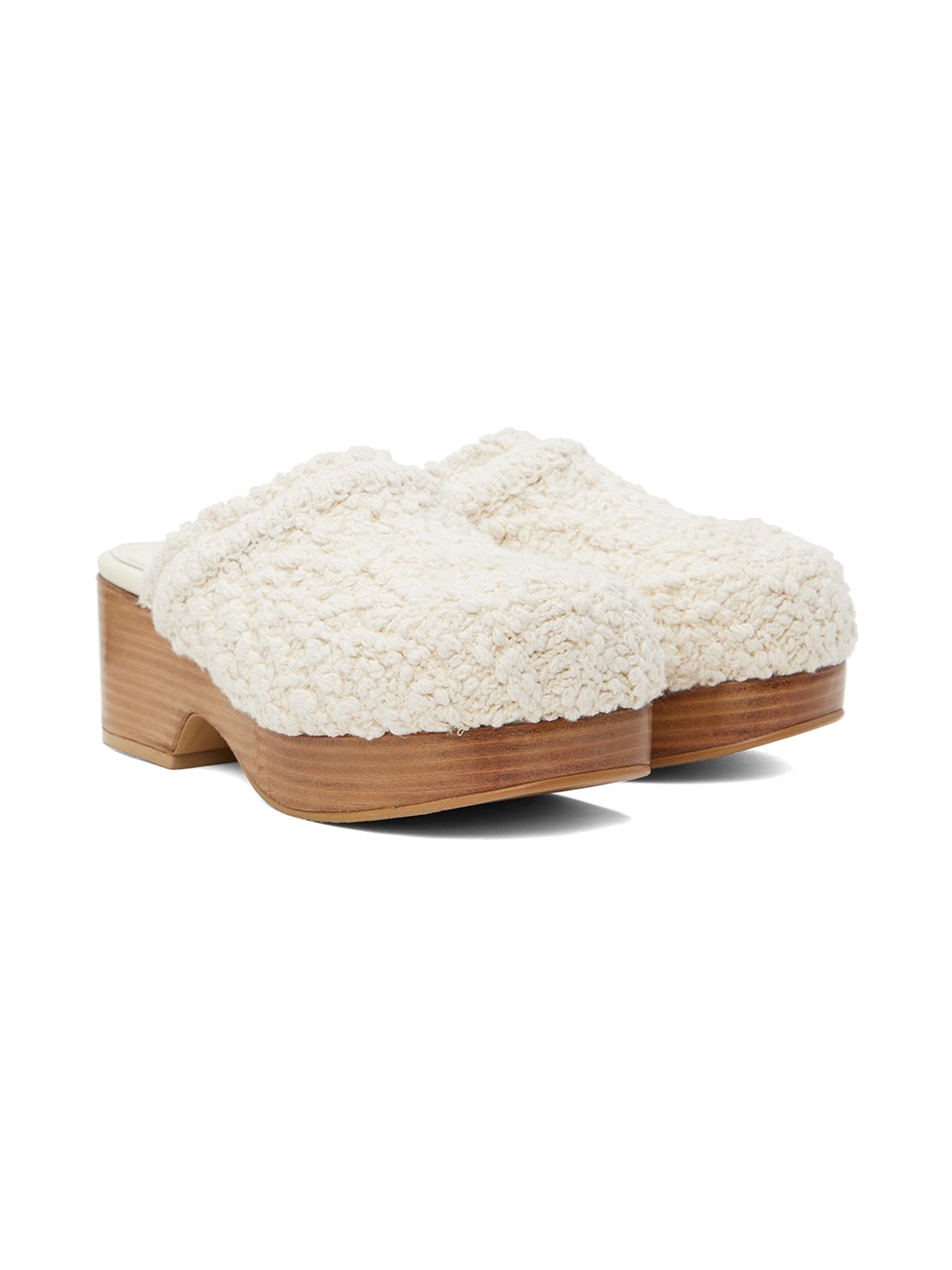 Off-White Bohemian Clogs - 4