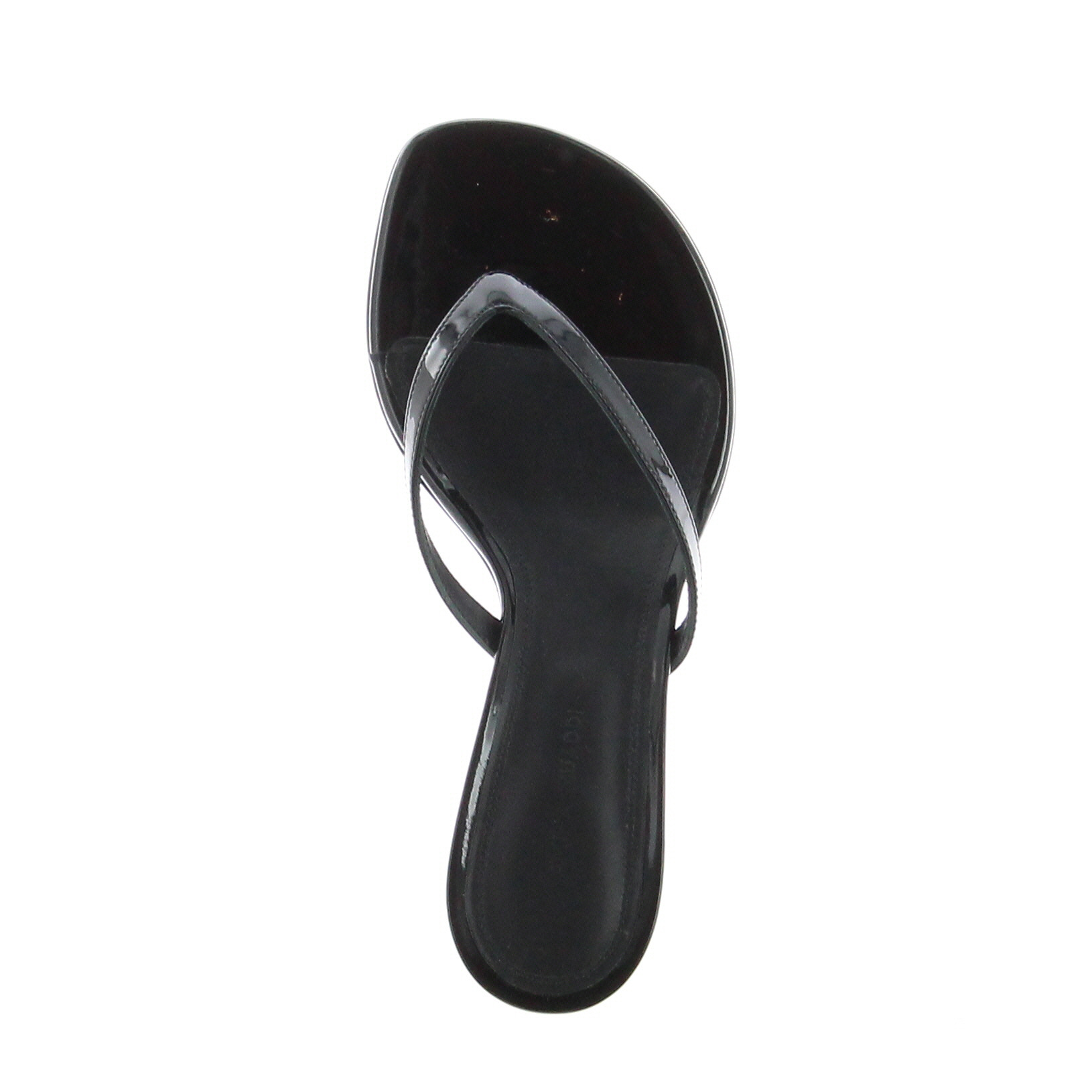 Amina Muaddi – Juliette Thong – Black - 3