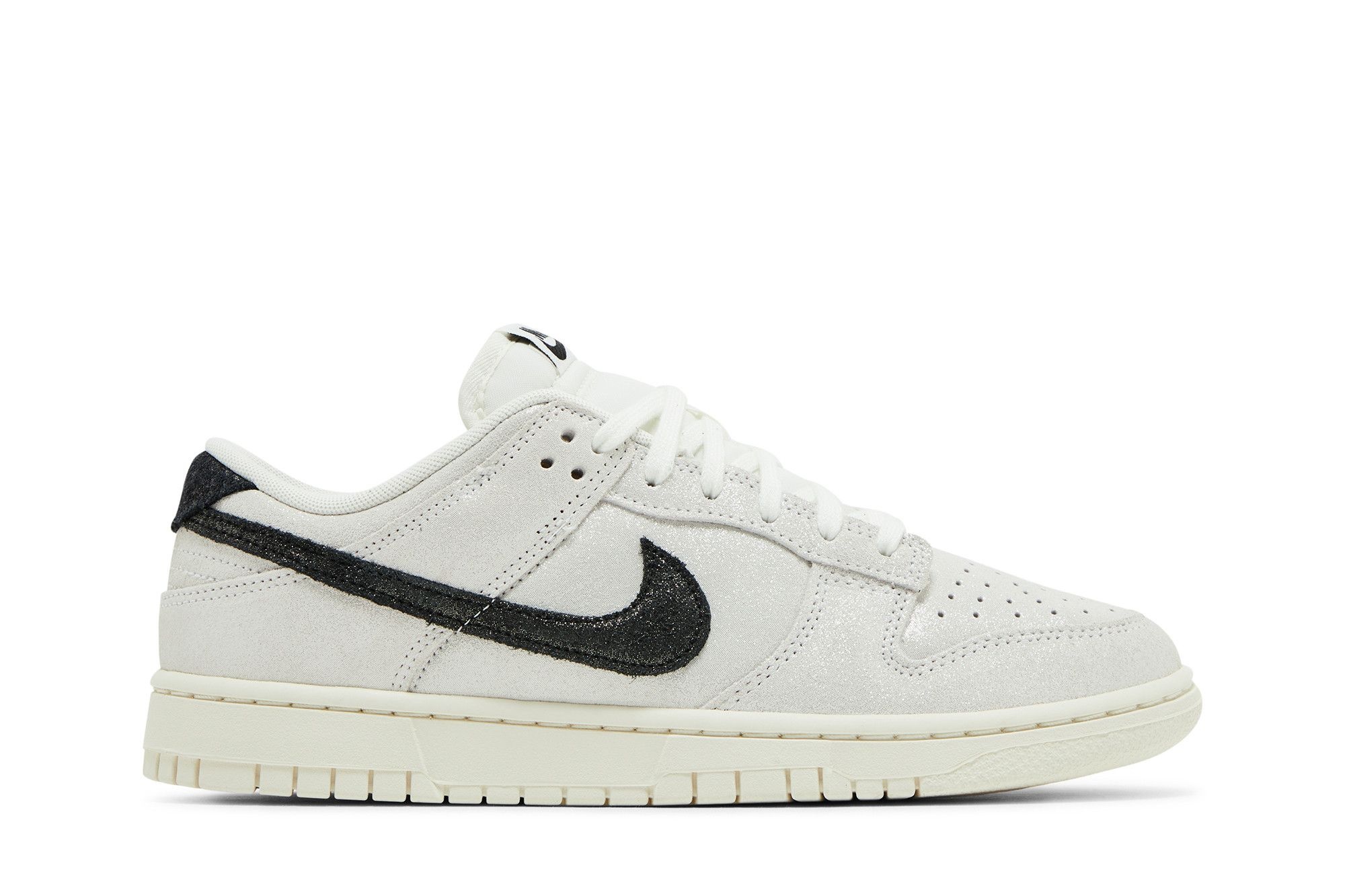 Wmns Dunk Low SE 'White Glittery Suede' - 1