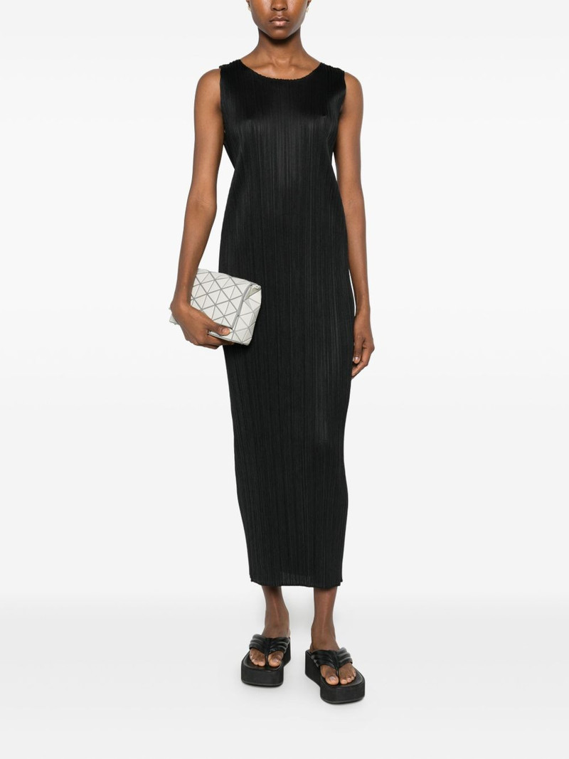 Pleats Please Issey Miyake round-neck sleeveless dress outlook