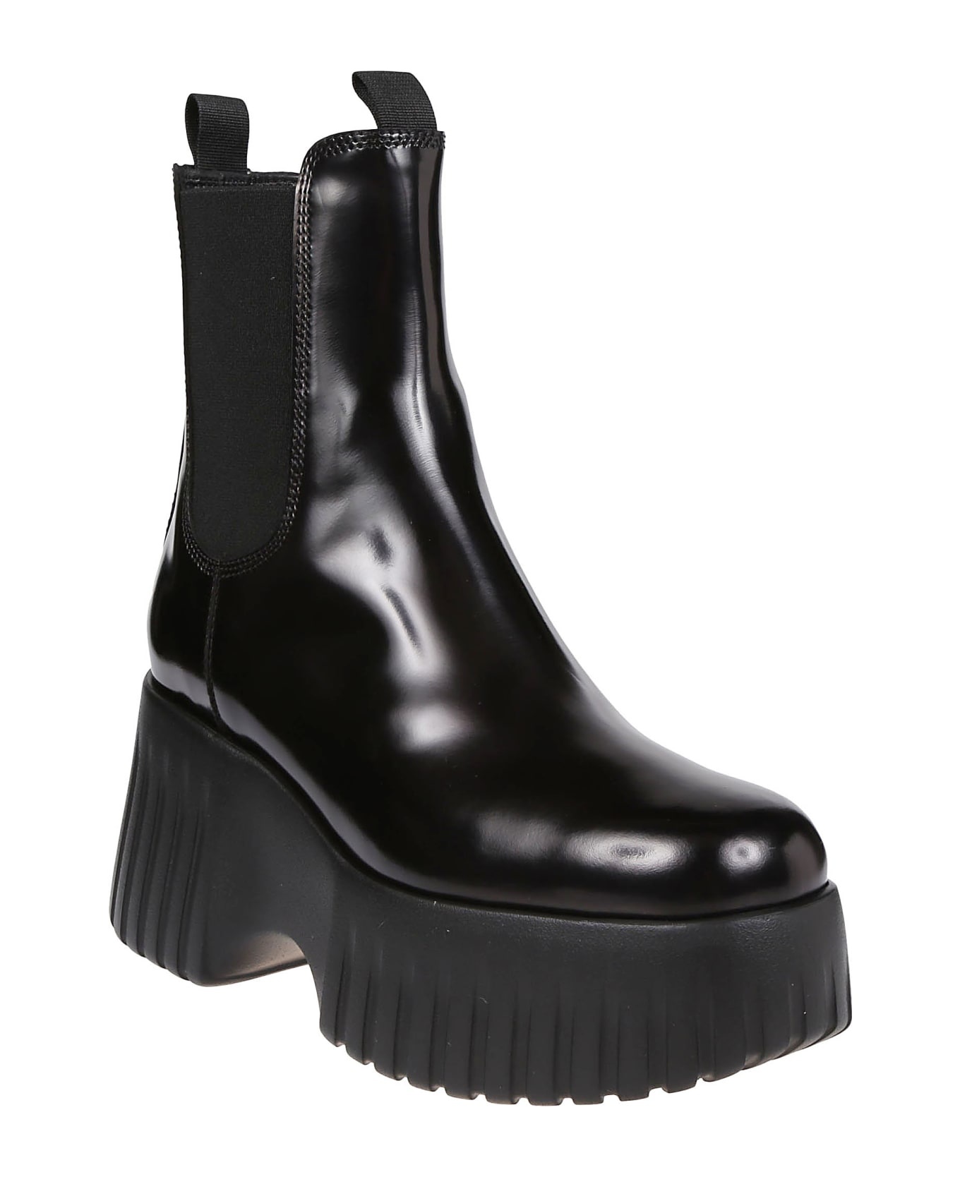 H-stripes Wedge Chelsea Ankle Boots - 2