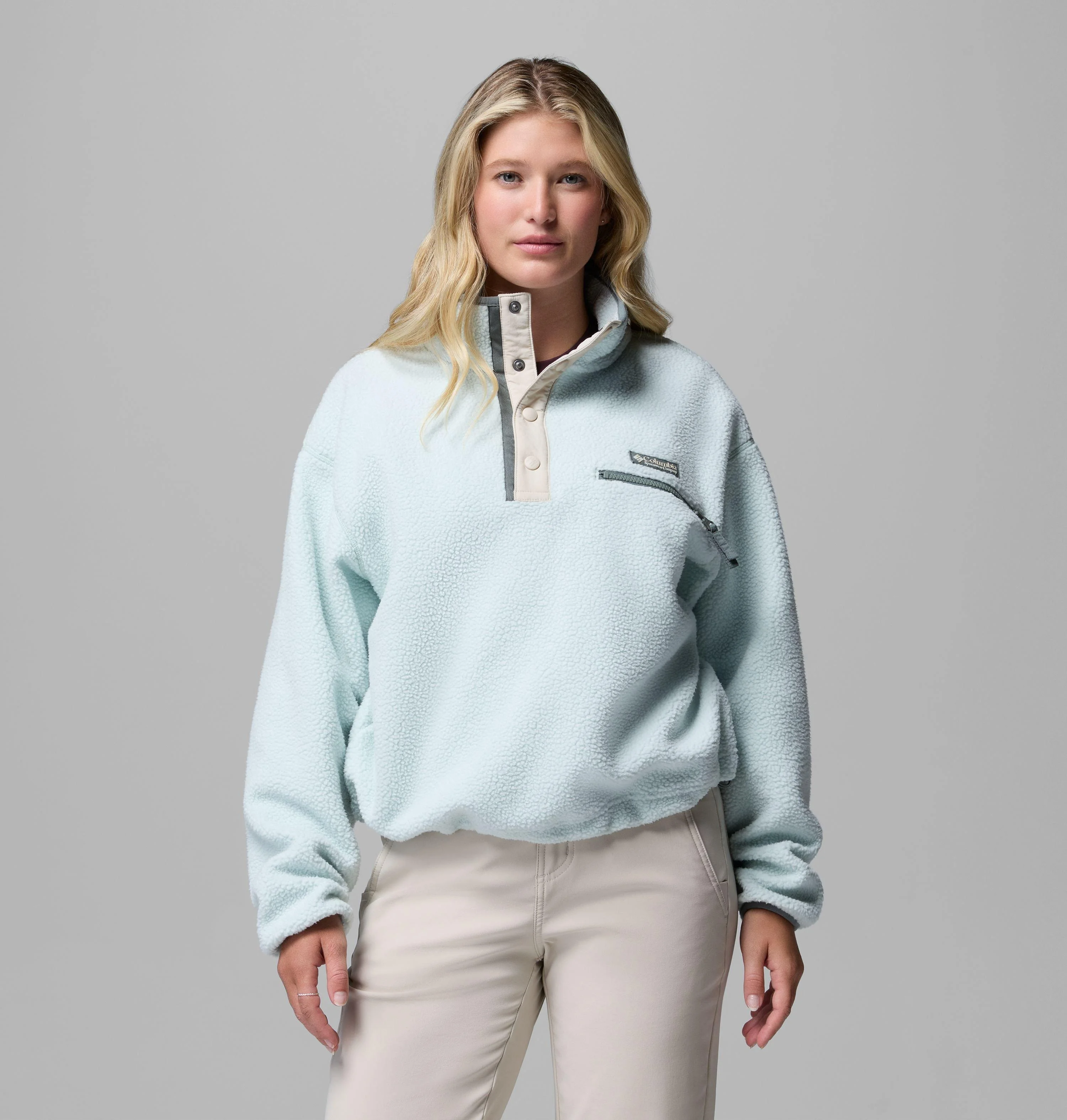 Women's Helvetia II Cropped Half Snap Fleece Pullover - 1