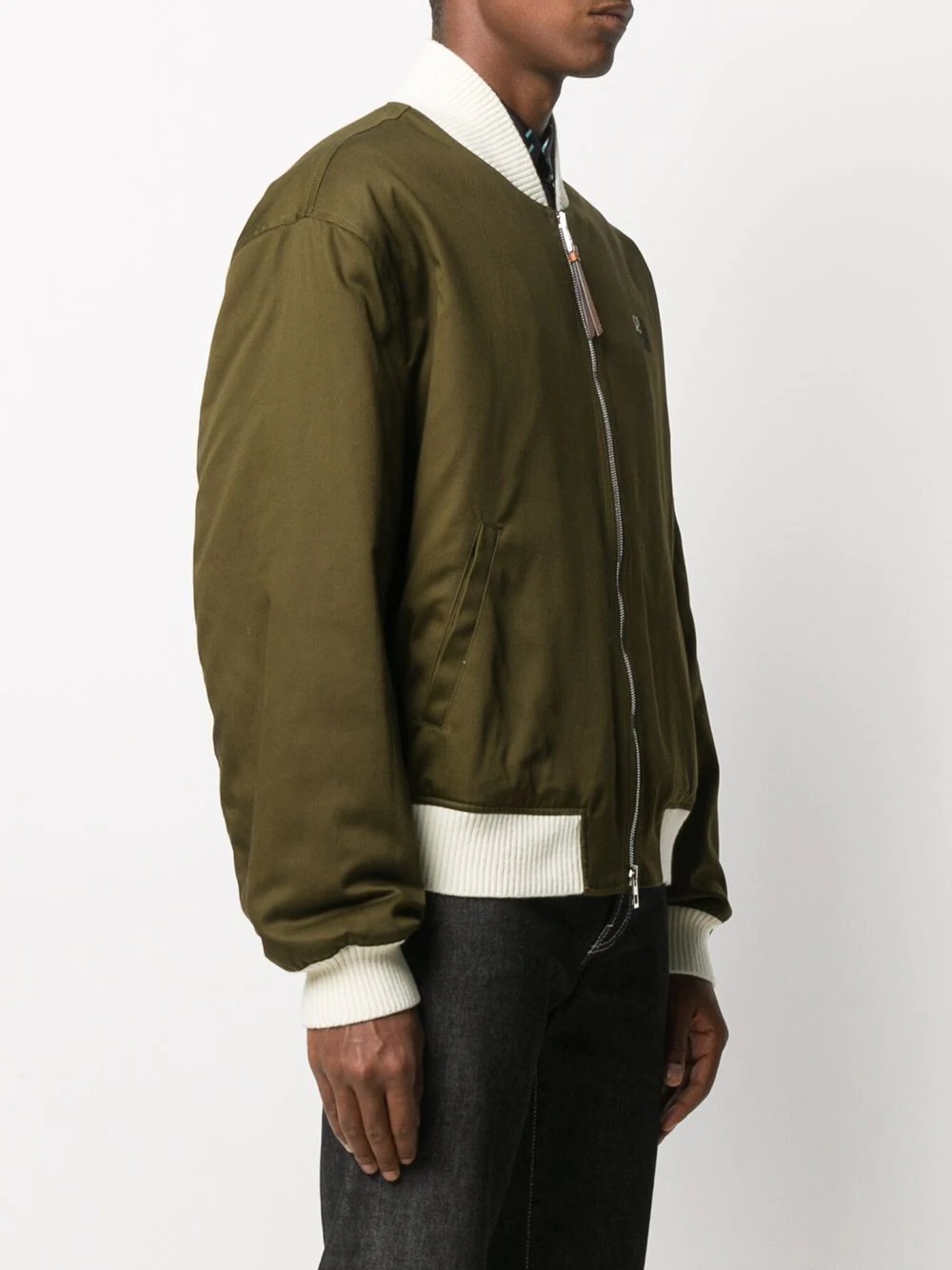 two-tone bomber jacket - 3