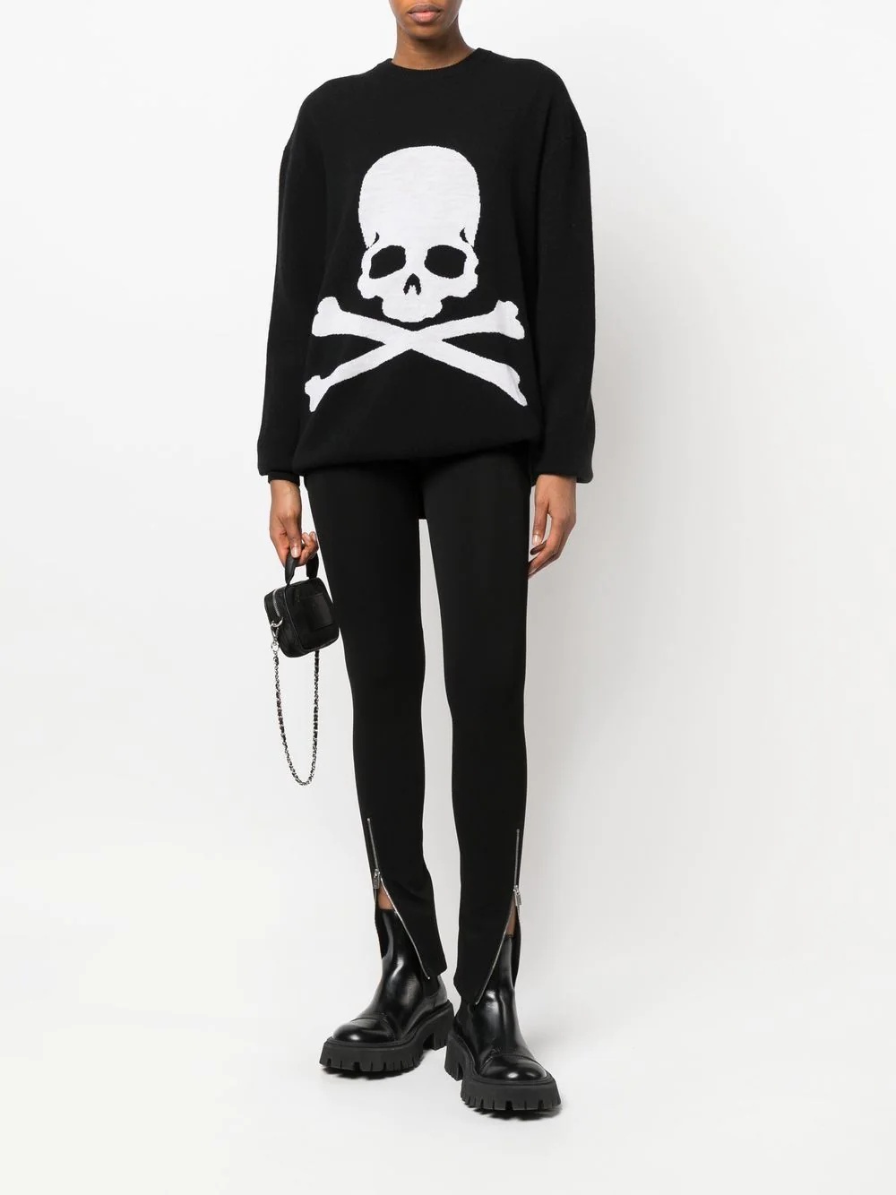 Skull Bones crew-neck jumper - 2