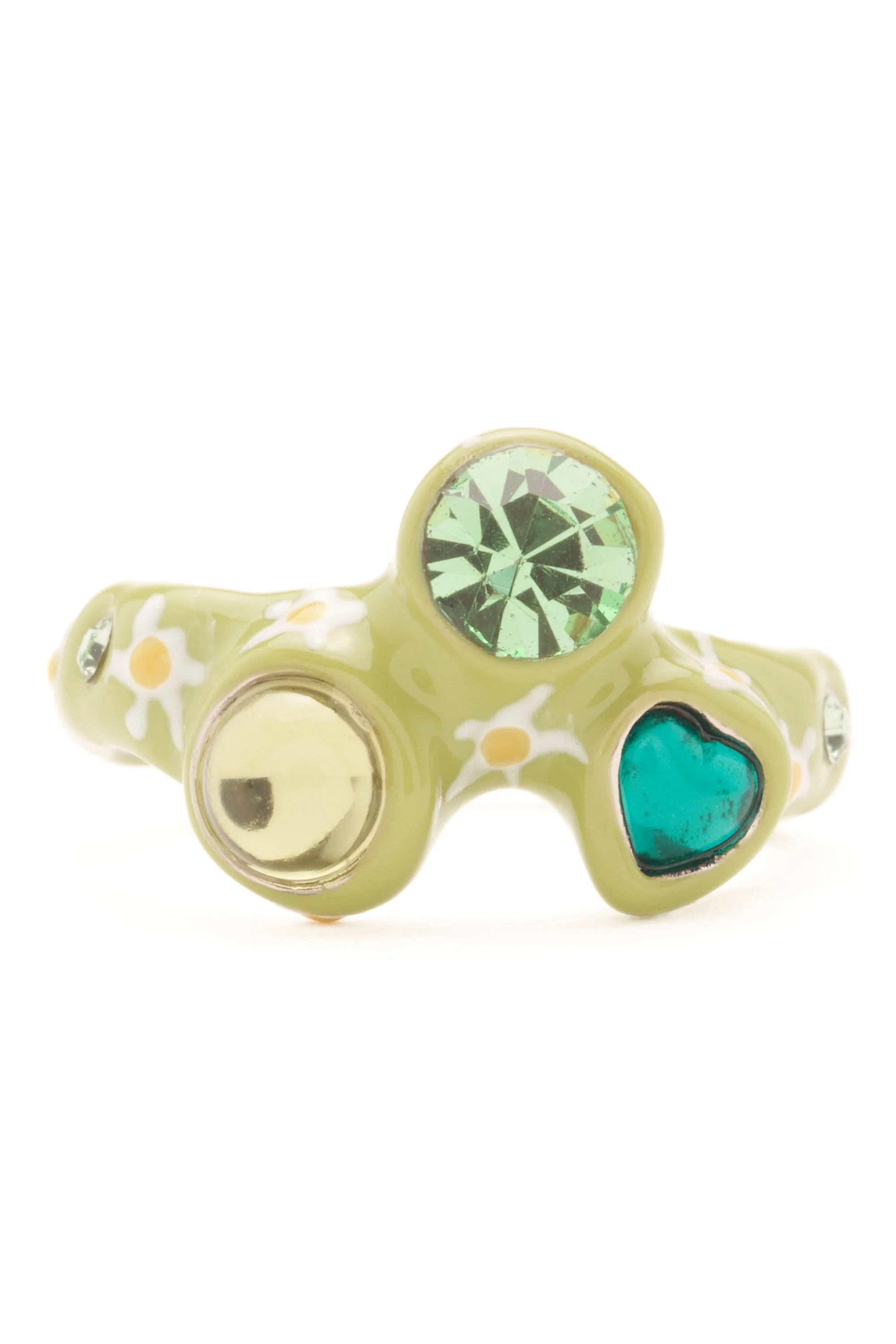 LIME FLOWERS FLORENCE RING - 1