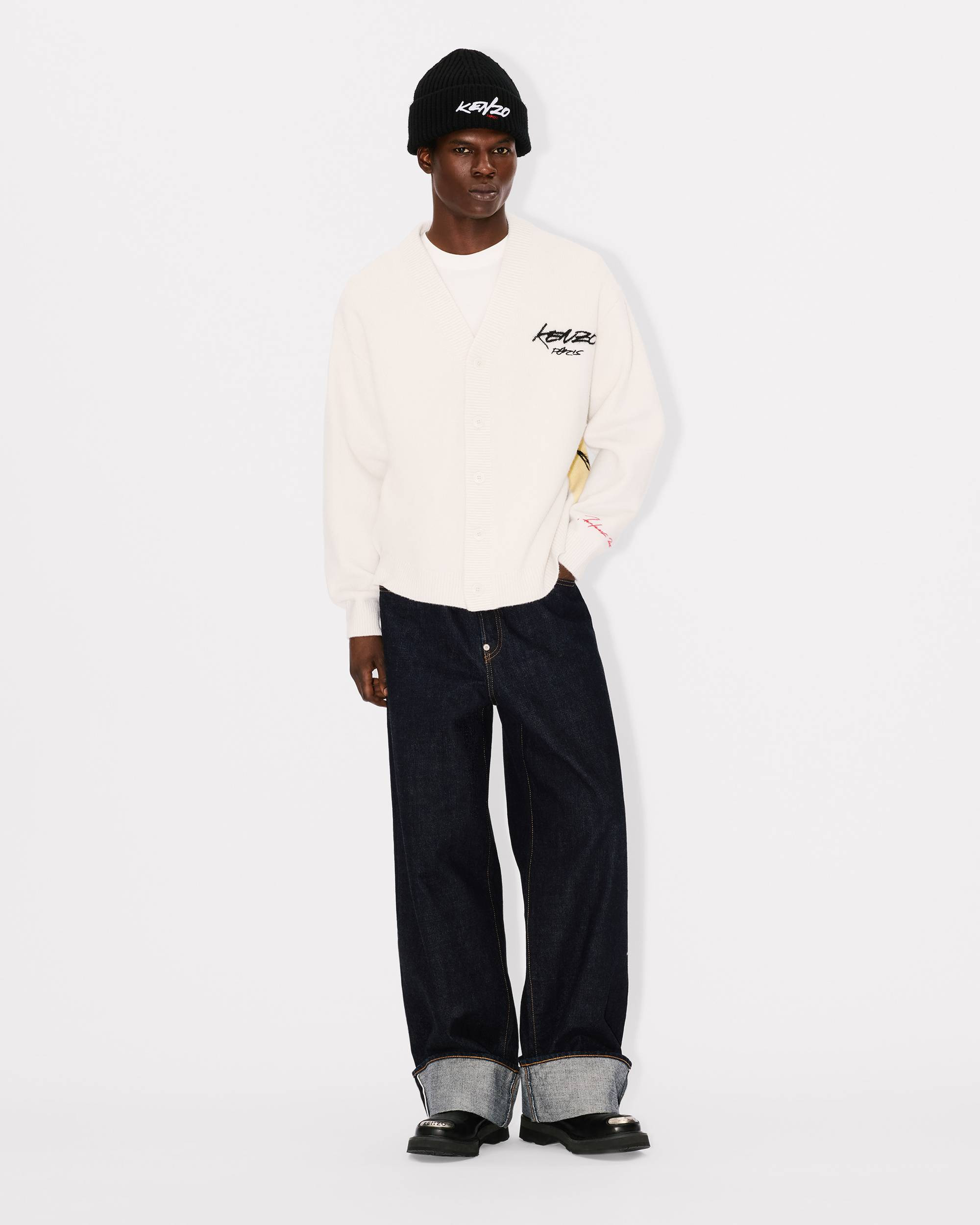 'Kenzo x Futura 2000' cardigan in wool - 5