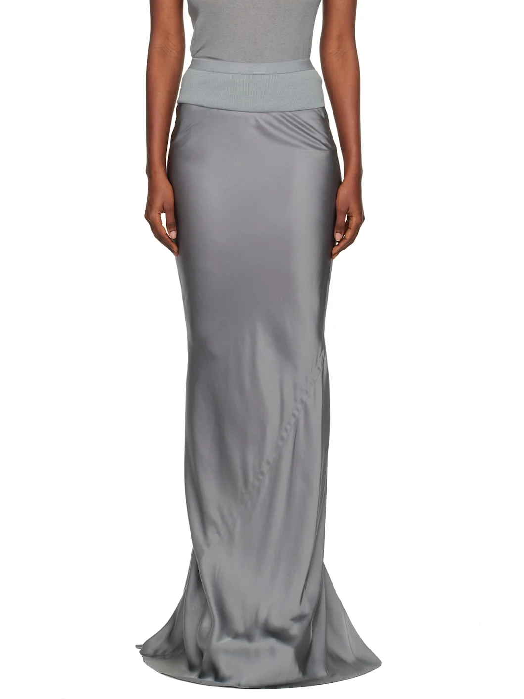 Gray Concordians Slim Coda Maxi Skirt - 1