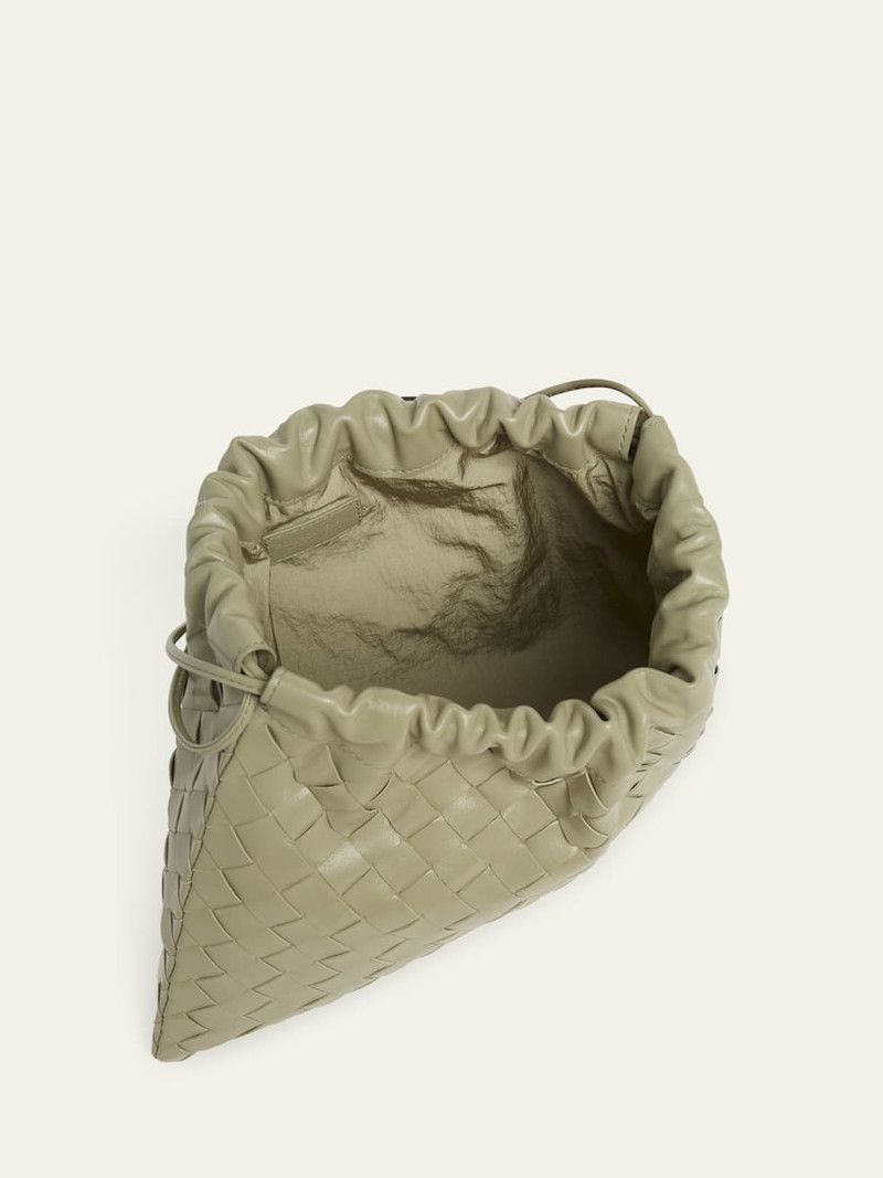 Medium Leather Pouch Bag 4