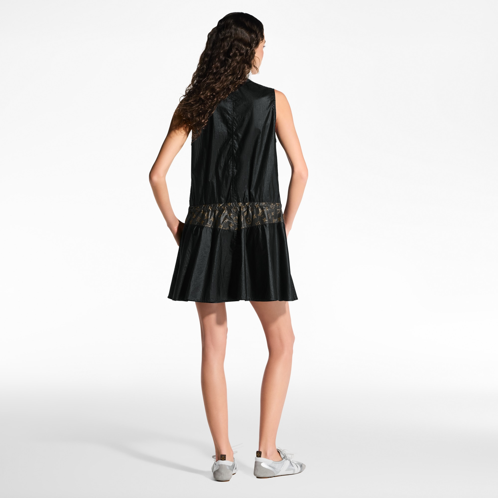 Color-Blocked Drawstring Dress - 3