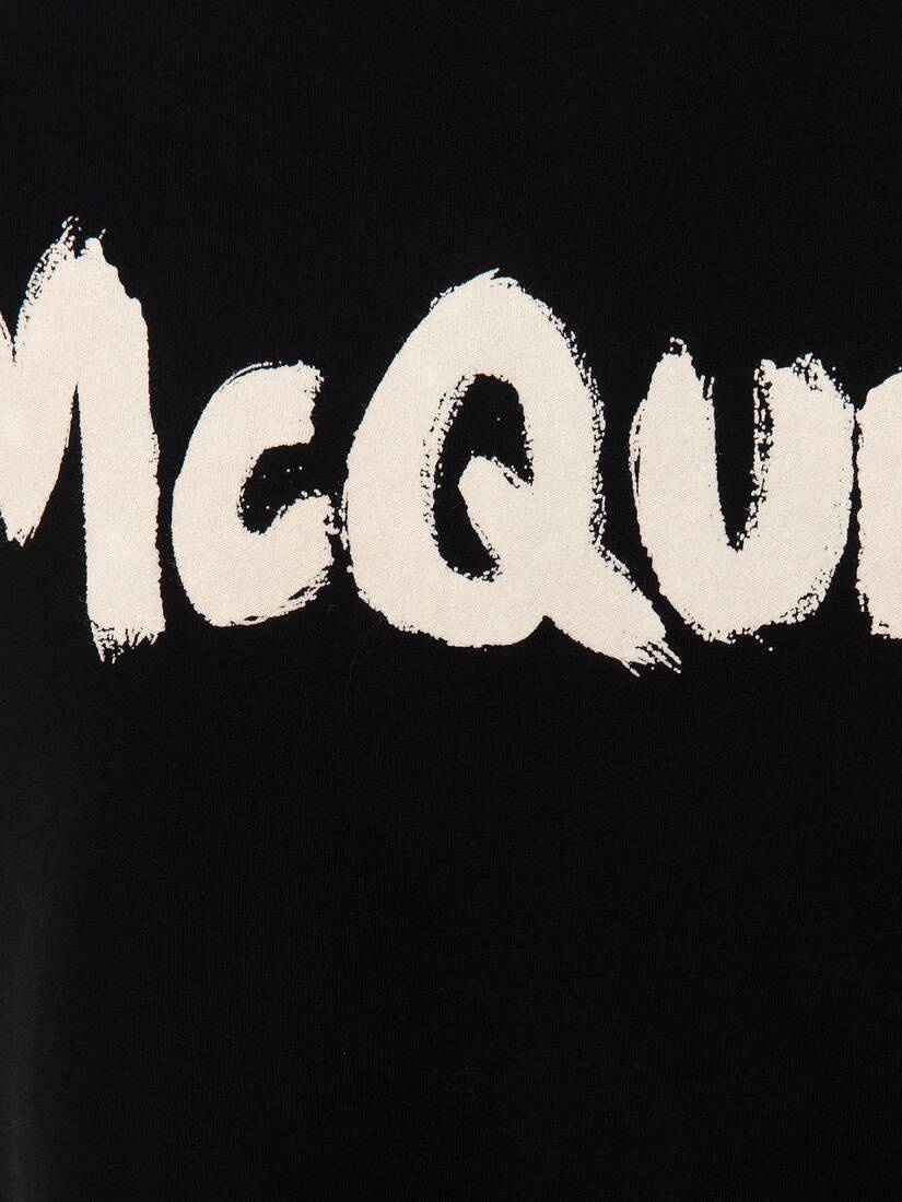 Mcqueen Graffiti T-shirt in Black - 5