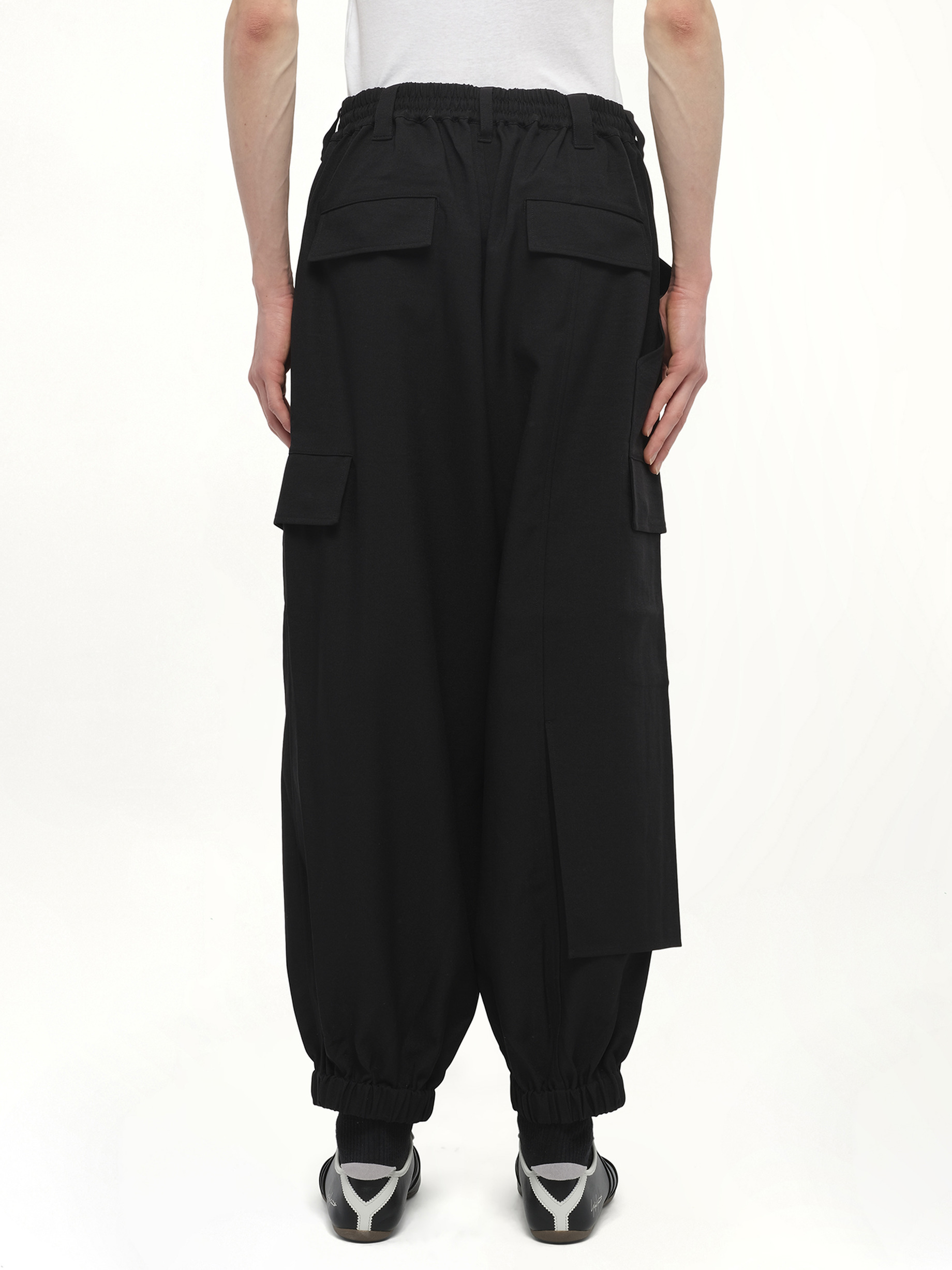 Sport Uniform Cuffed Cargo Pants in Black - 6