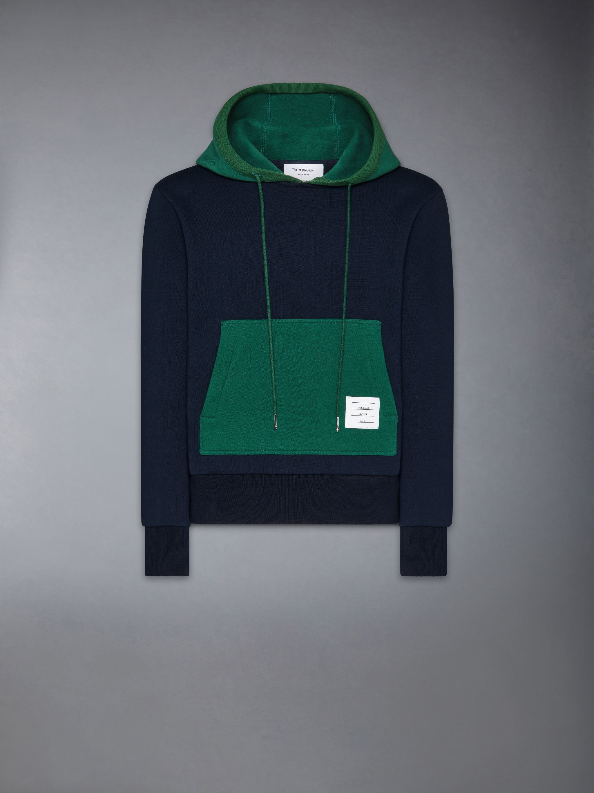 Brushed Color Blocked Hoodie Pullover - 5