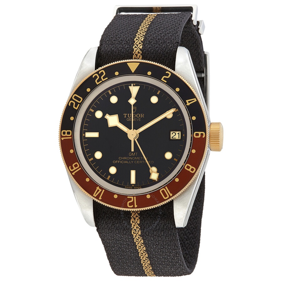 Tudor Black Bay Automatic Chronometer Black Dial Root Beer Bezel Men's Watch M79833MN-0004 - 1
