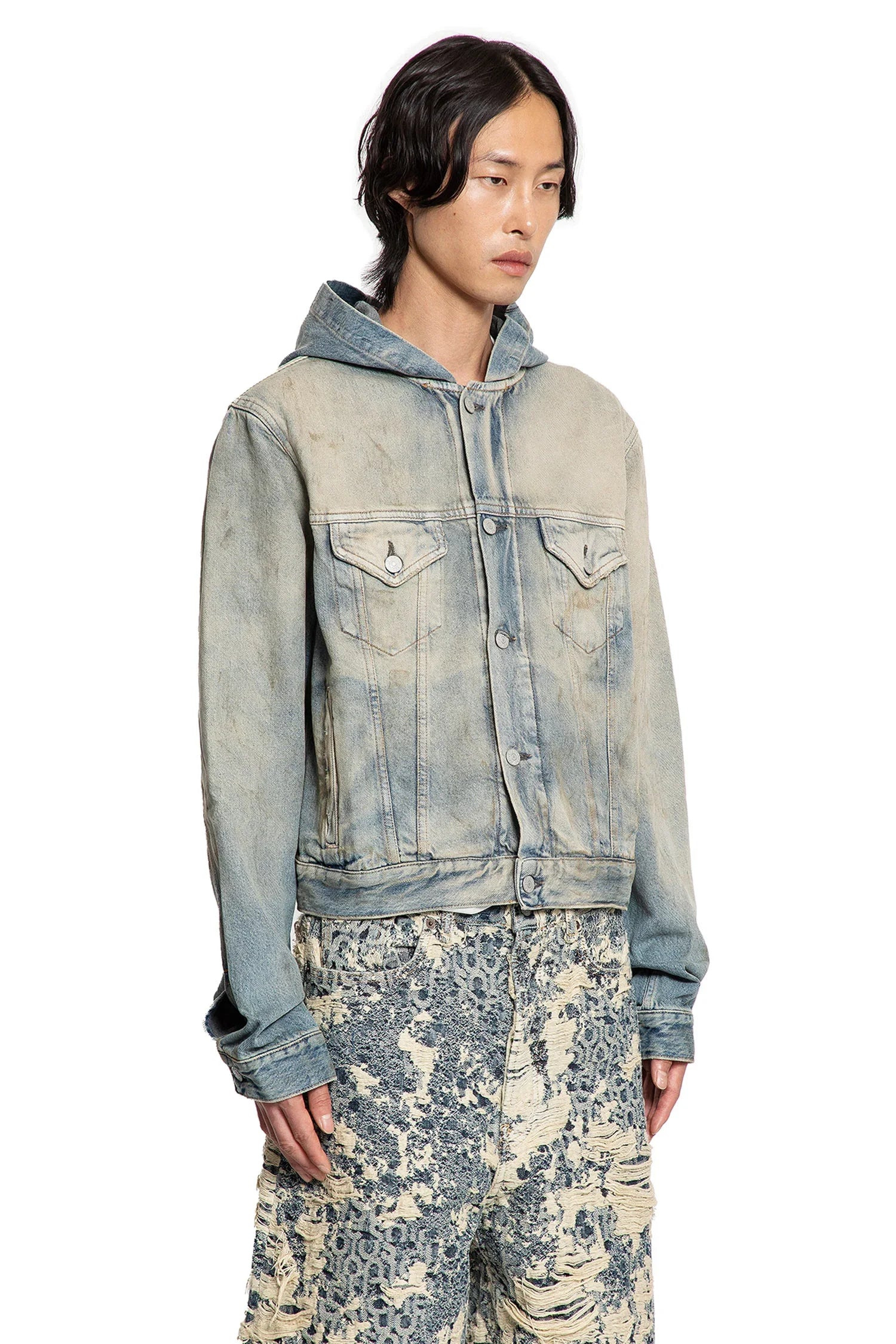 Hooded-Denim-Jacket - 2