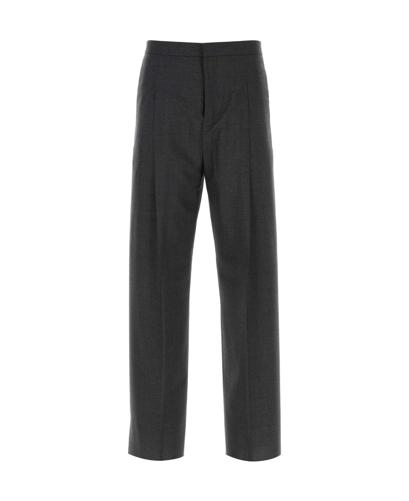 Dark Grey Wool Pant - 1