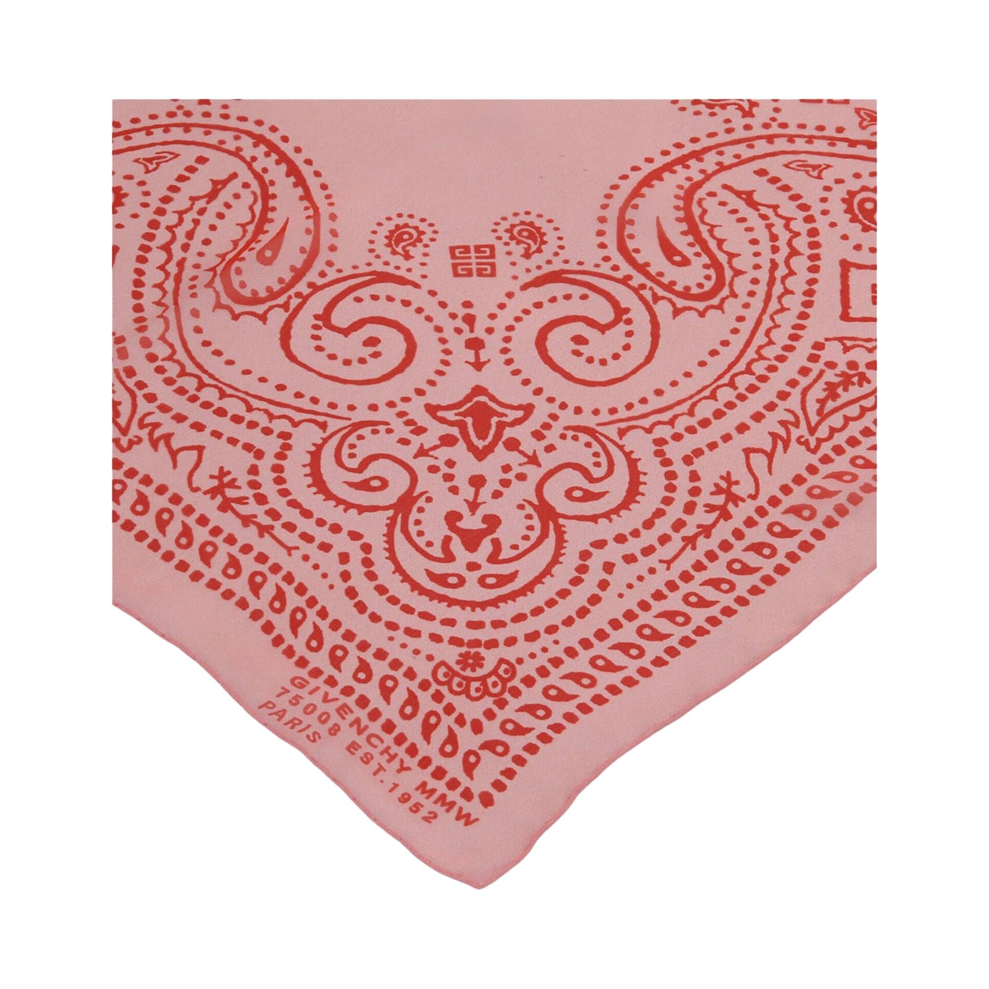 Givenchy Bandana Print Scarf 'Pink/Red' - 2