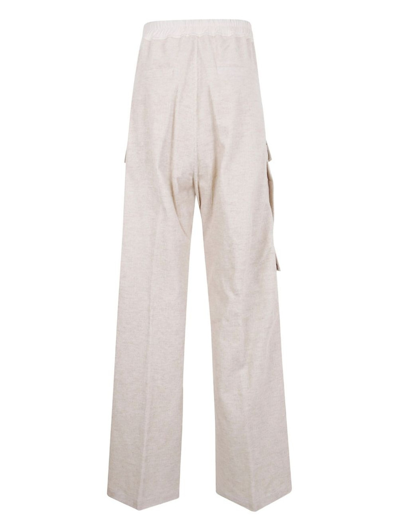Rick Owens Concordians drawstring cargo trousers outlook