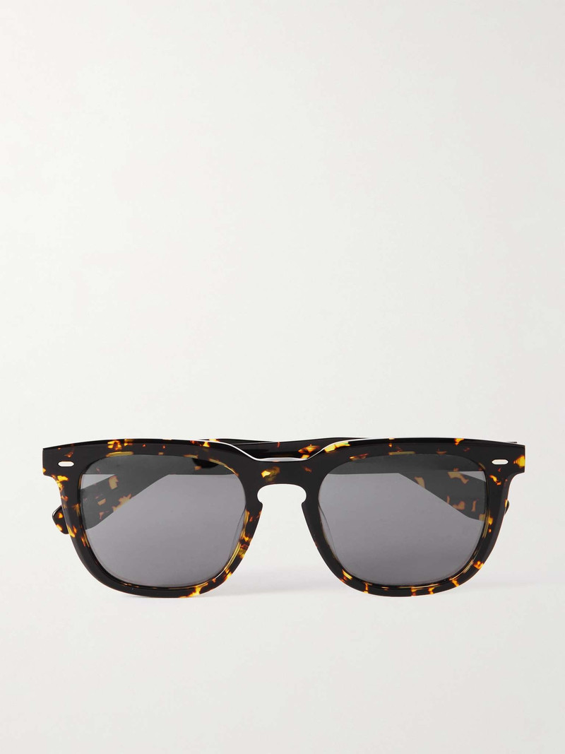 D-Frame Tortoiseshell Acetate Sunglasses - 1