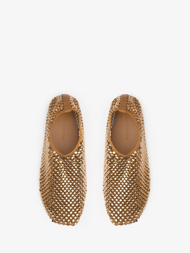Minette Bezeled Flat 3