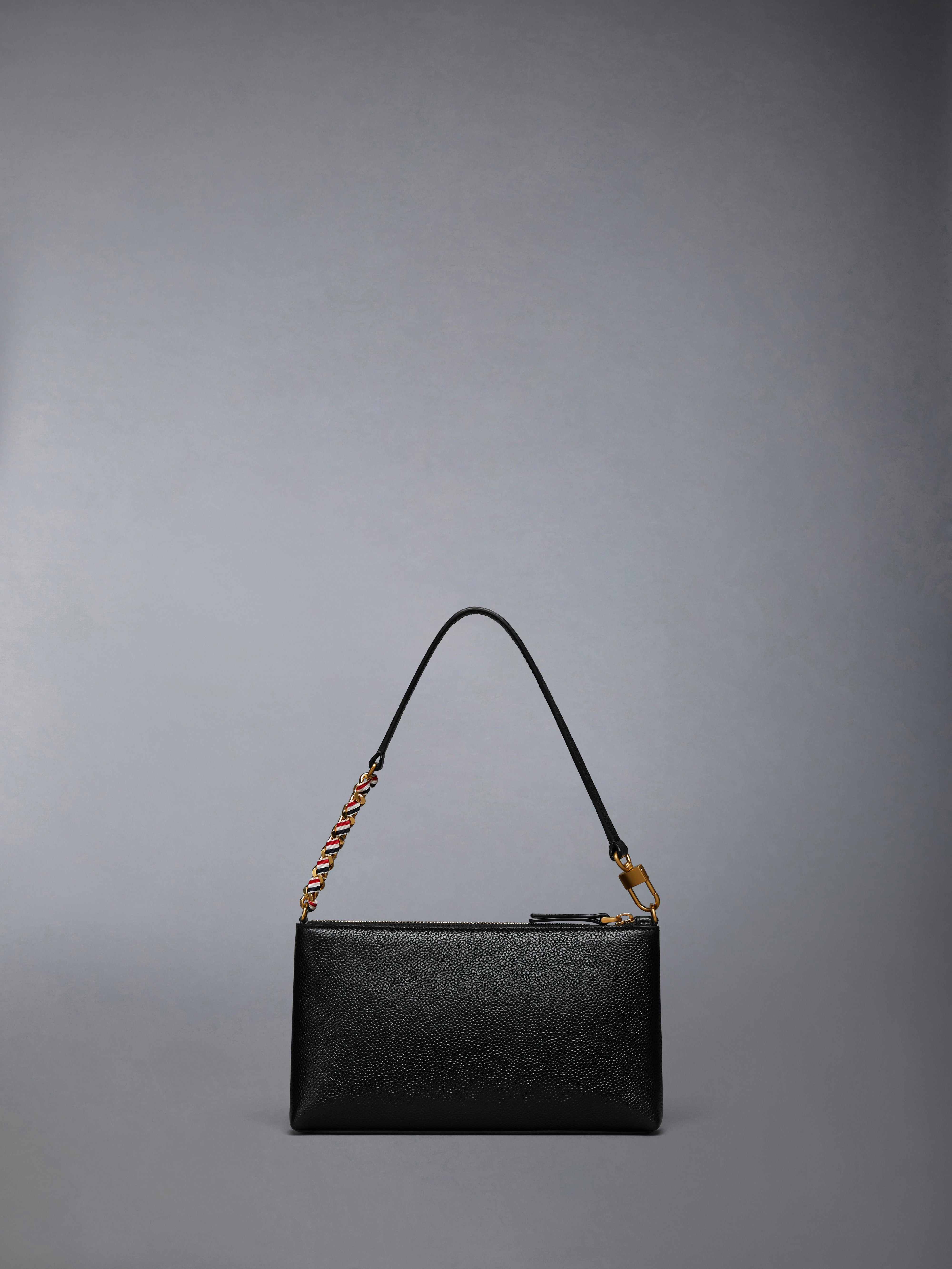 PEBBLE GRAIN ZIPPED MINI BAG - 3