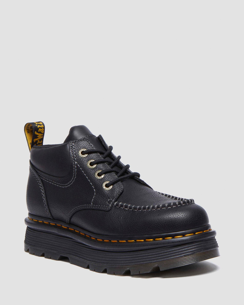 Zebzag 4-Eye Leather Casual Lace Up Boots 5