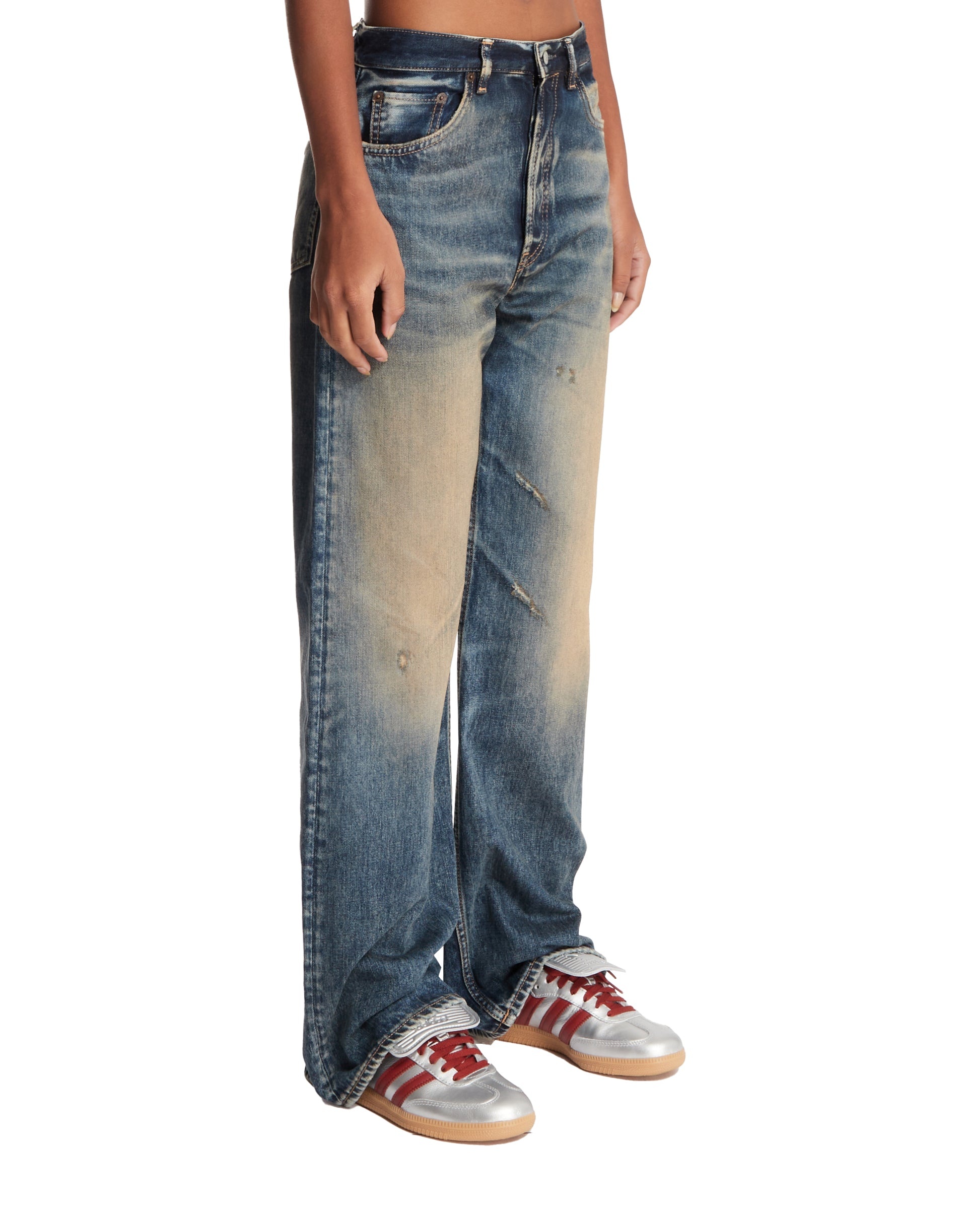 Washed Blue Jeans - 4